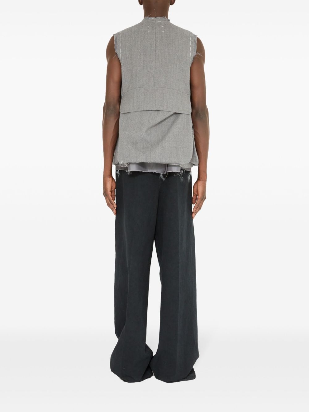 cargo wool vest - 4