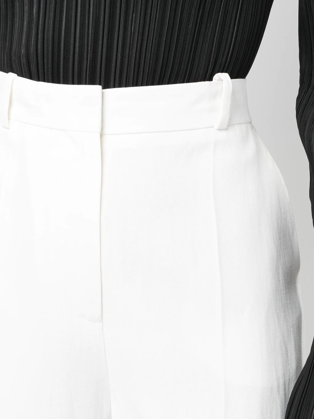 pressed-crease four-pocket tailored trousers - 5