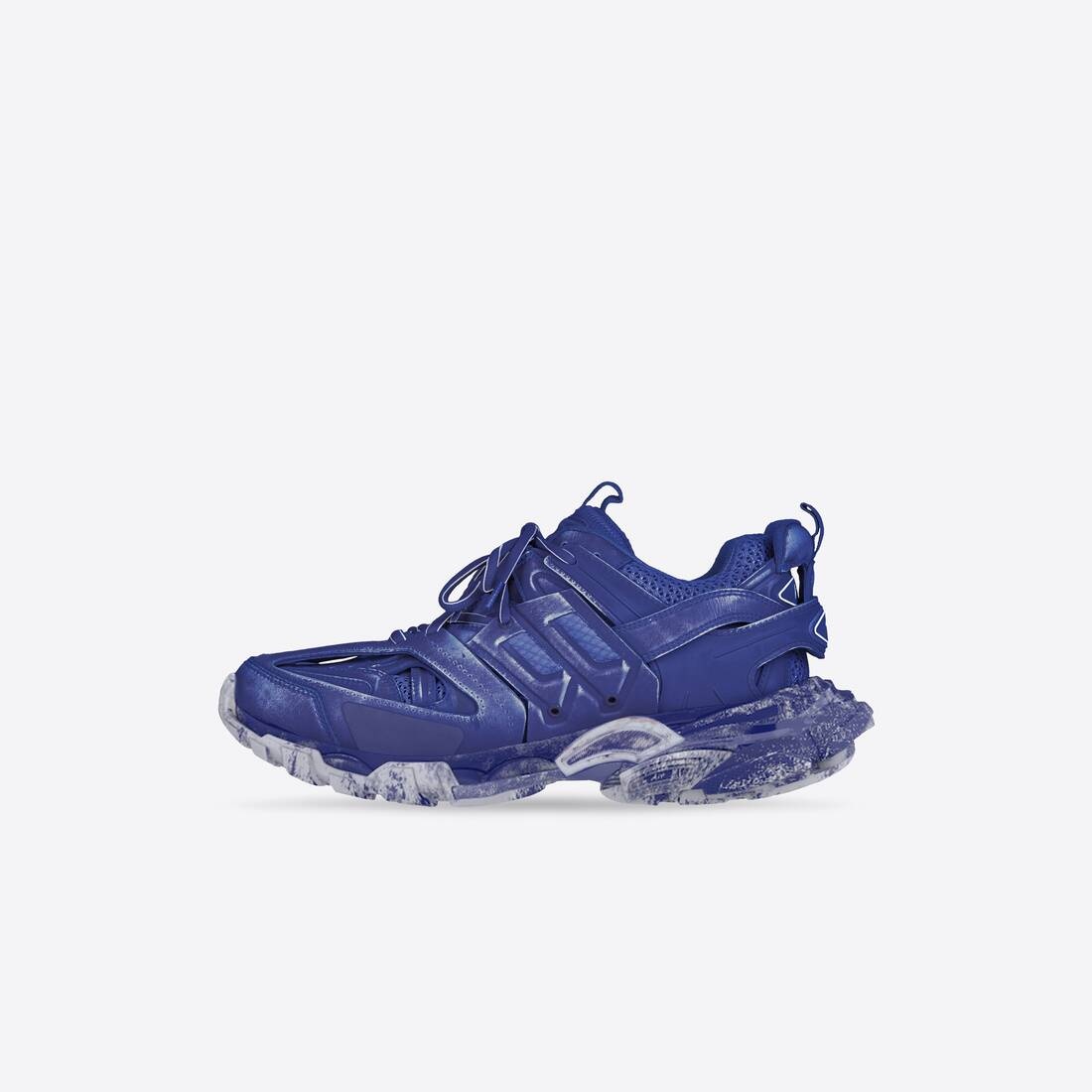 Men's Track Faded Sneaker in Blue - 4