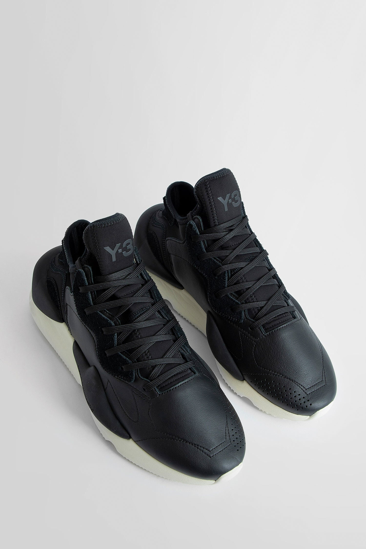 Y-3 UNISEX BLACK SNEAKERS - 6