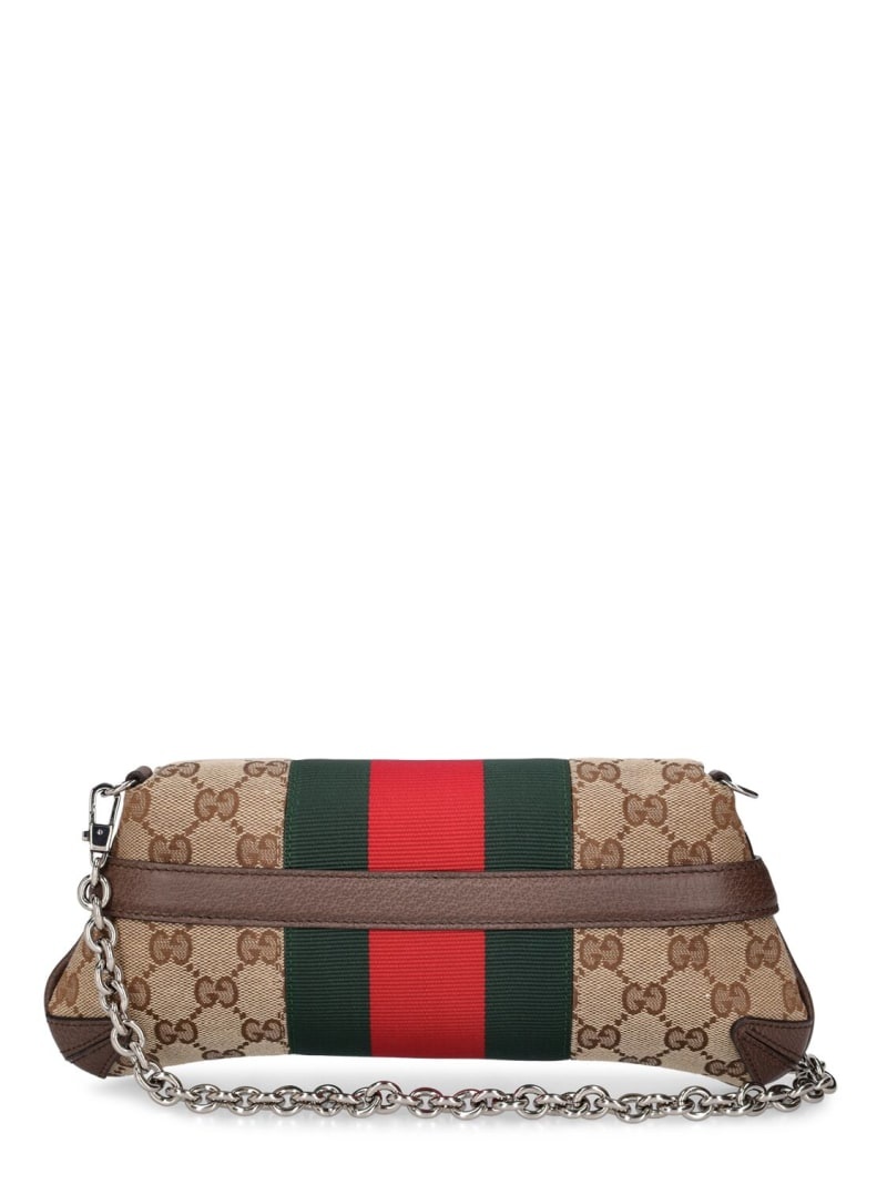 Small Gucci Horsebit Chain GG canvas bag - 5