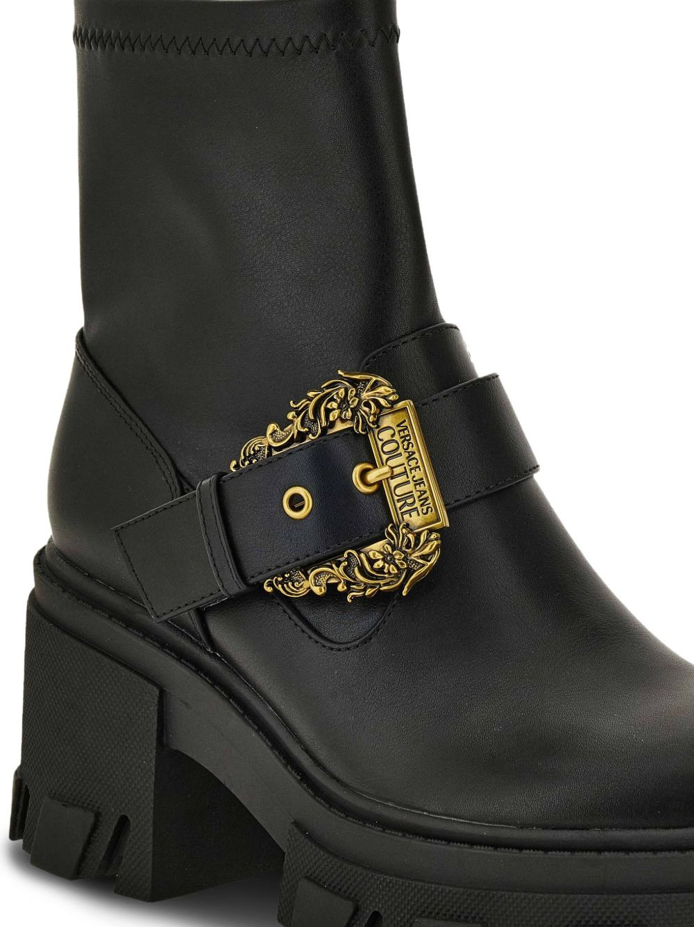 buckle-embellished boots - 4