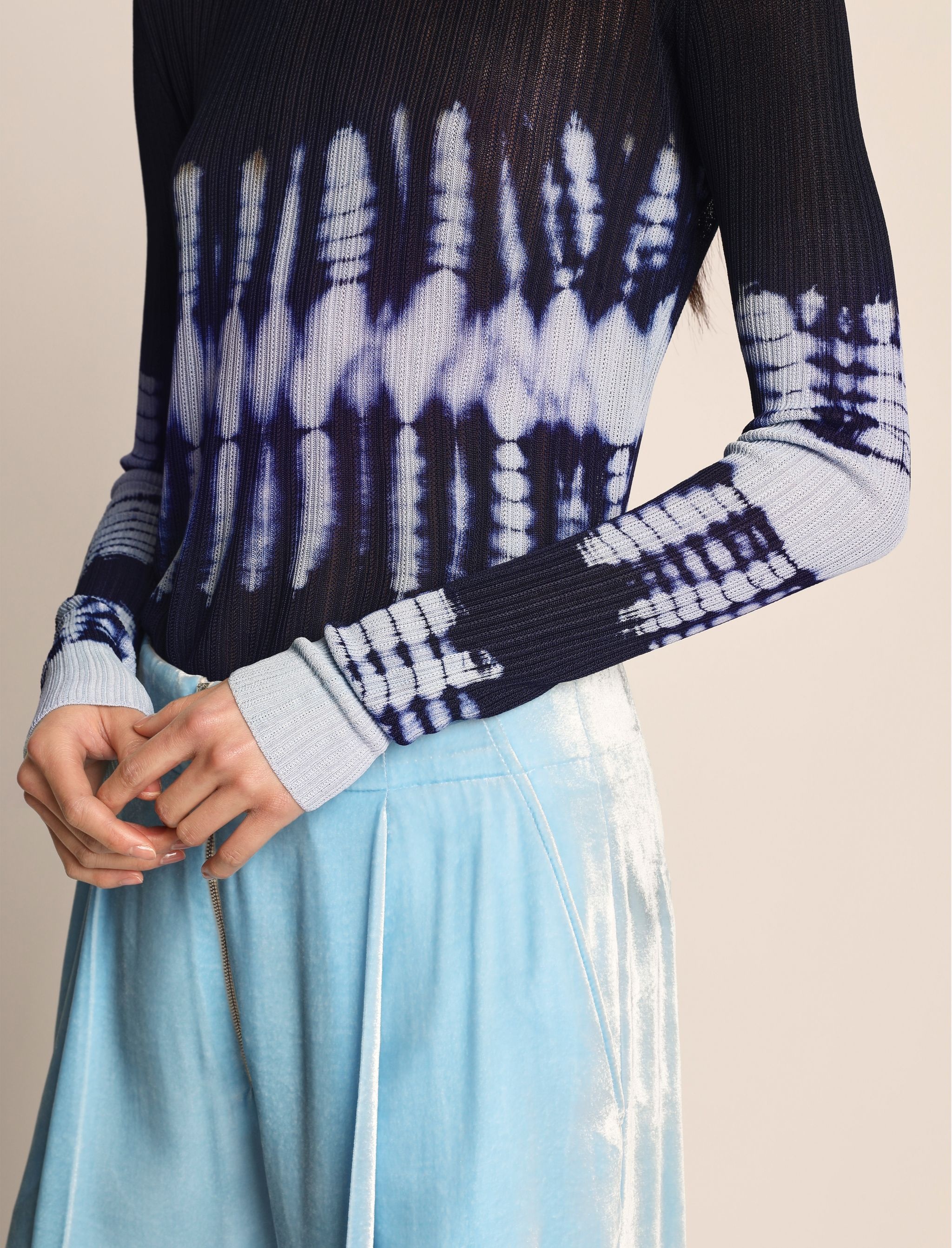 Viscose Knit Tie Dye Top - 6