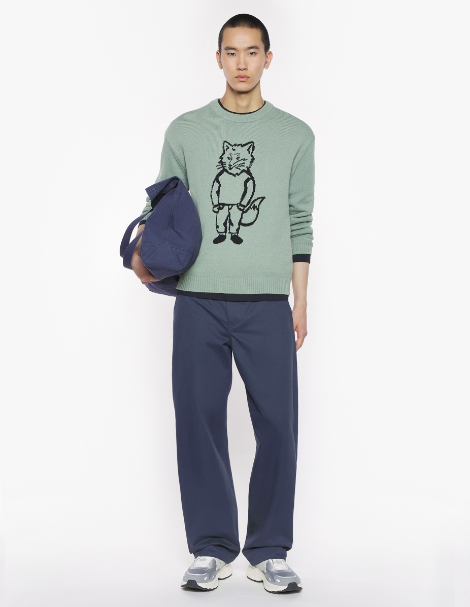 DRESSED FOX INTARSIA JUMPER - 2