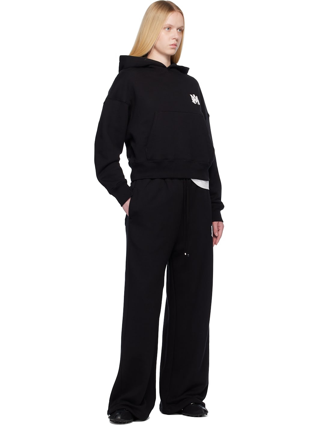Black MA Core Logo Hoodie - 4