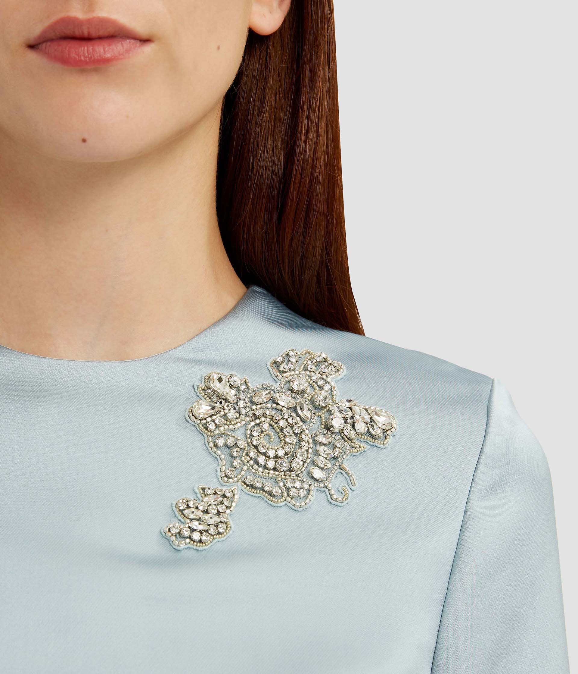 SHORT SLEEVE COCKTAIL DRESS - 5
