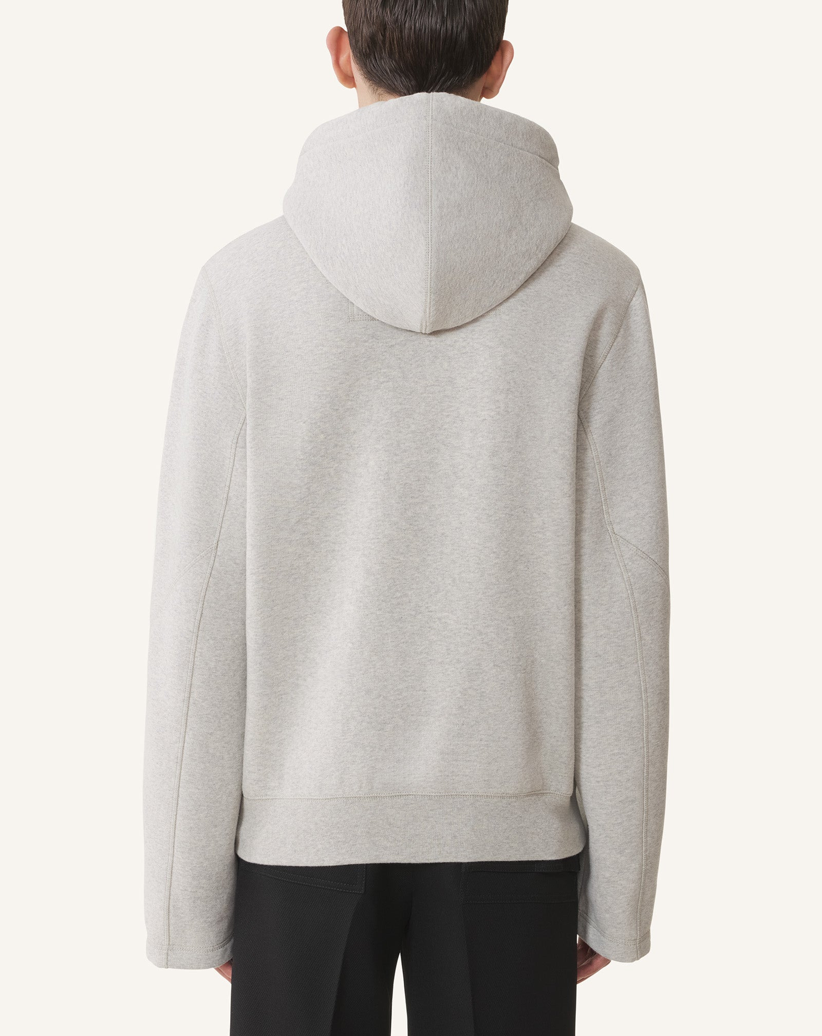 COTTON AND CASHMERE HOODIE - 4