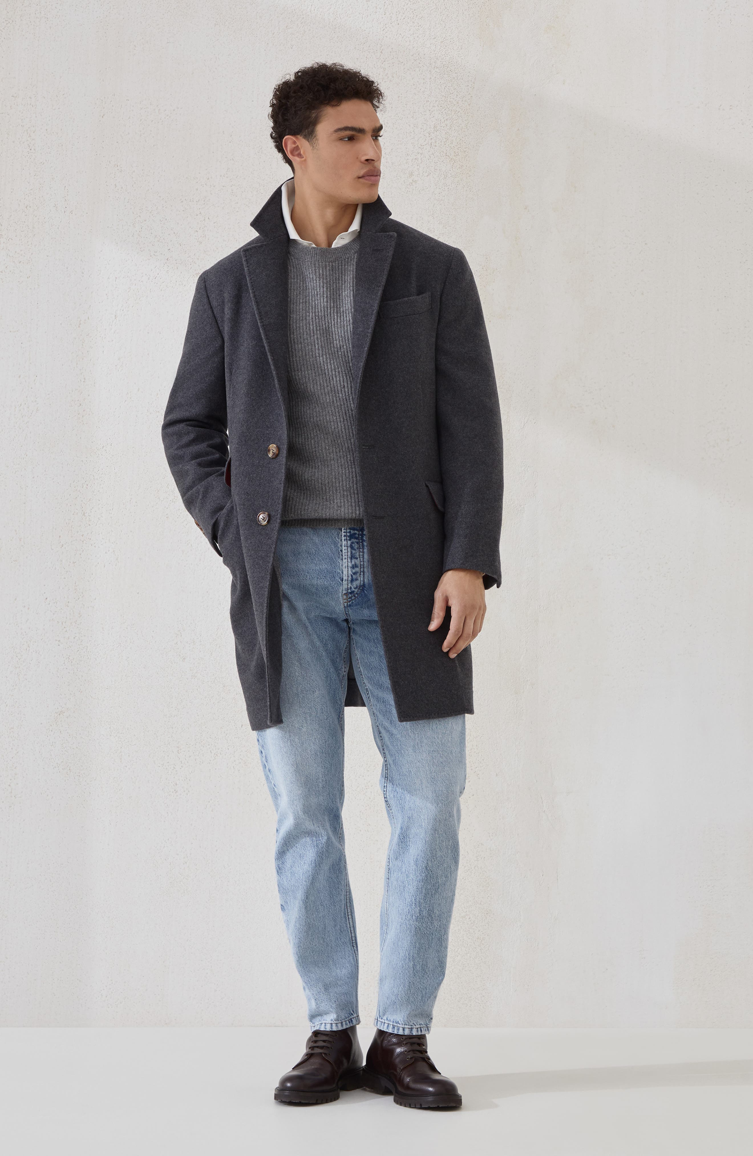 Brunello Cucinelli Water-resistant coat in Lead at Nordstrom - 6