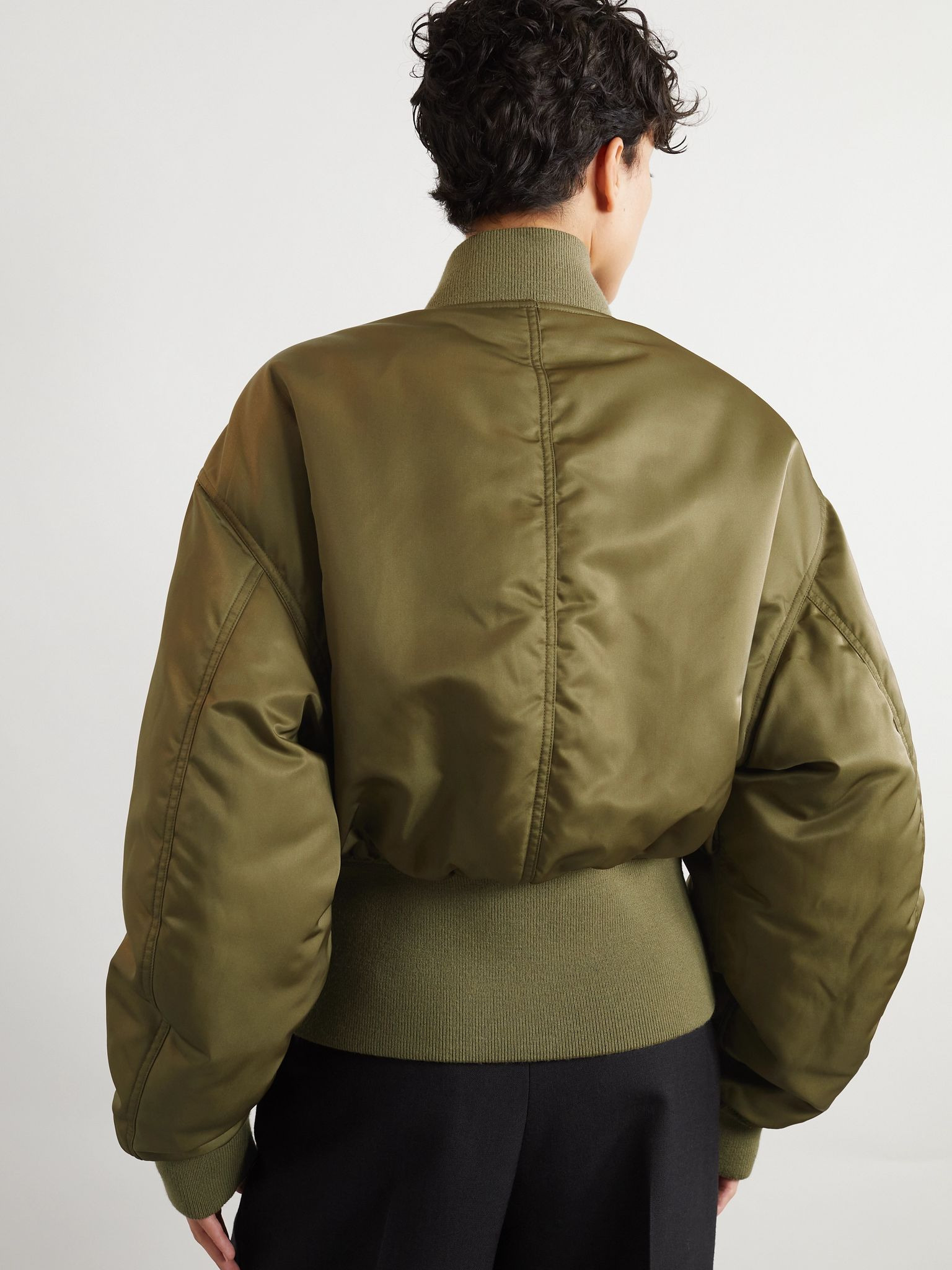 Shell bomber jacket Green - 4