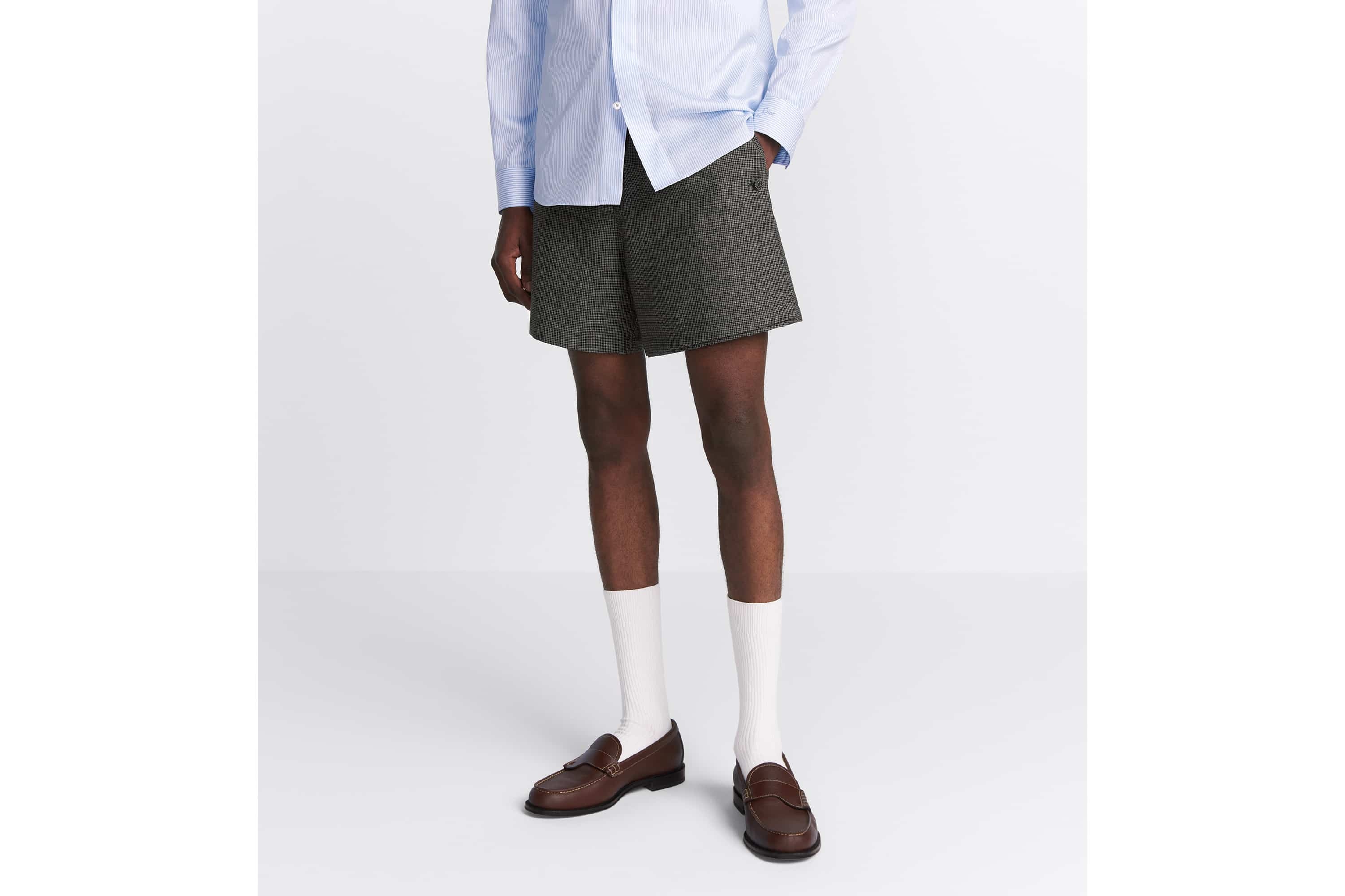 Tailored Shorts with Tied Bow - 2