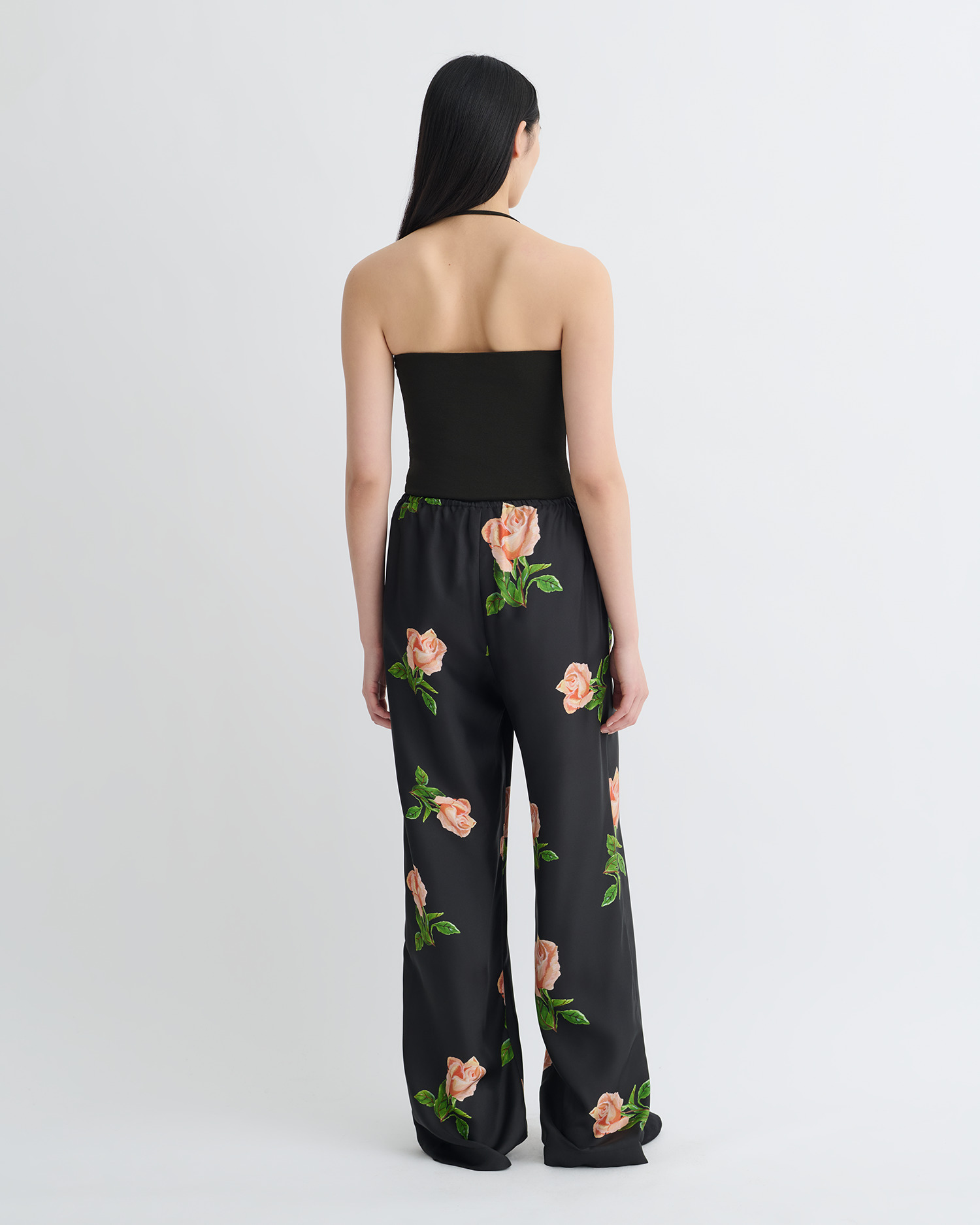 Printed Silk Twill Pants - 3