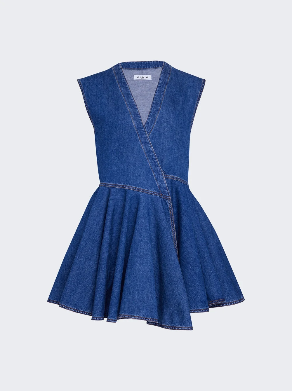 Wrap Dress Blue Mineral - 1
