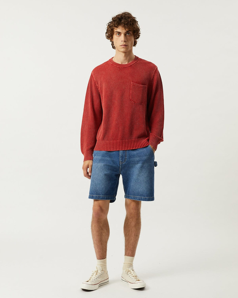 POCKET CREWNECK - RED - 1