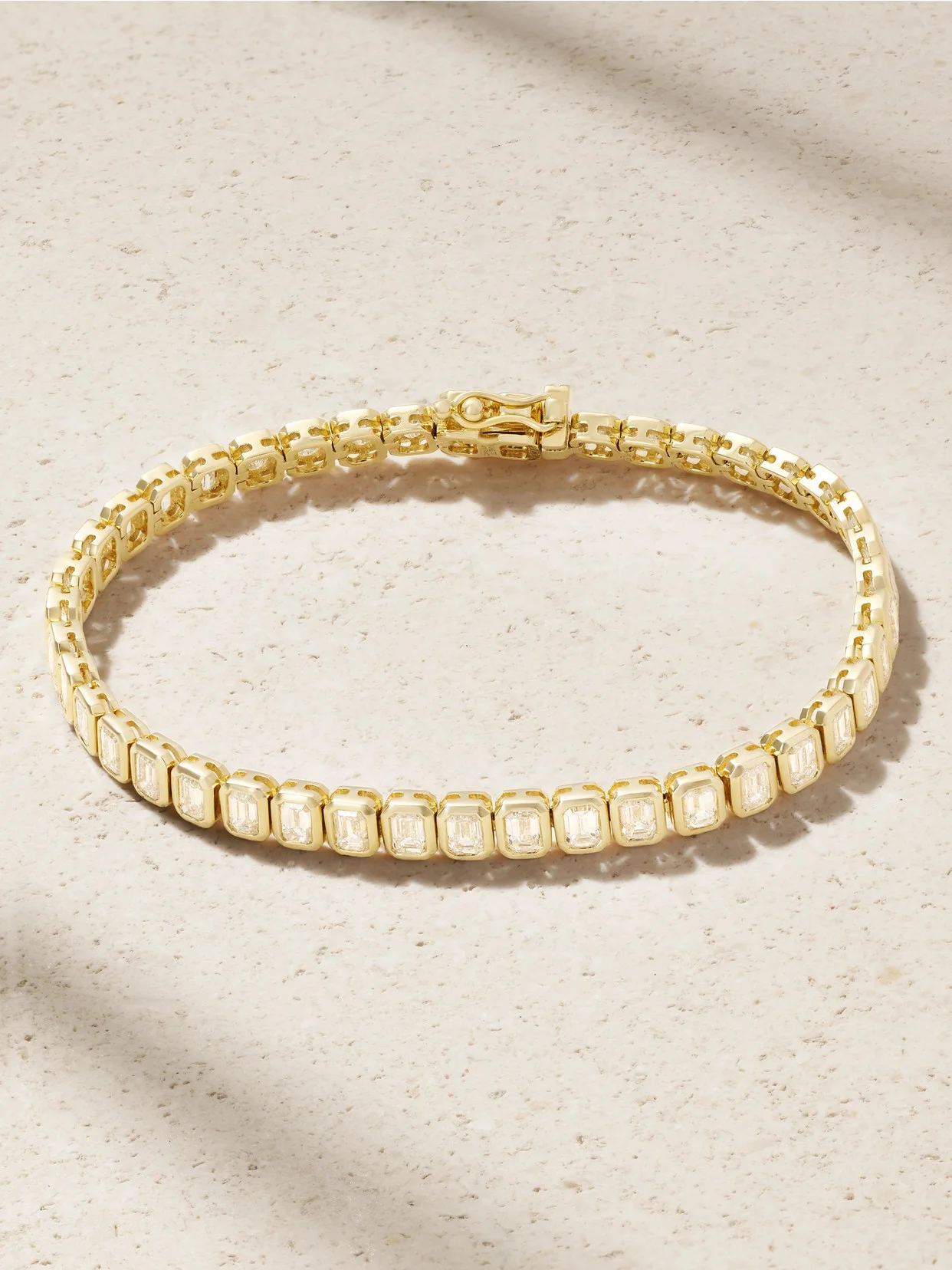 18-karat Gold Diamond Tennis Bracelet - 1