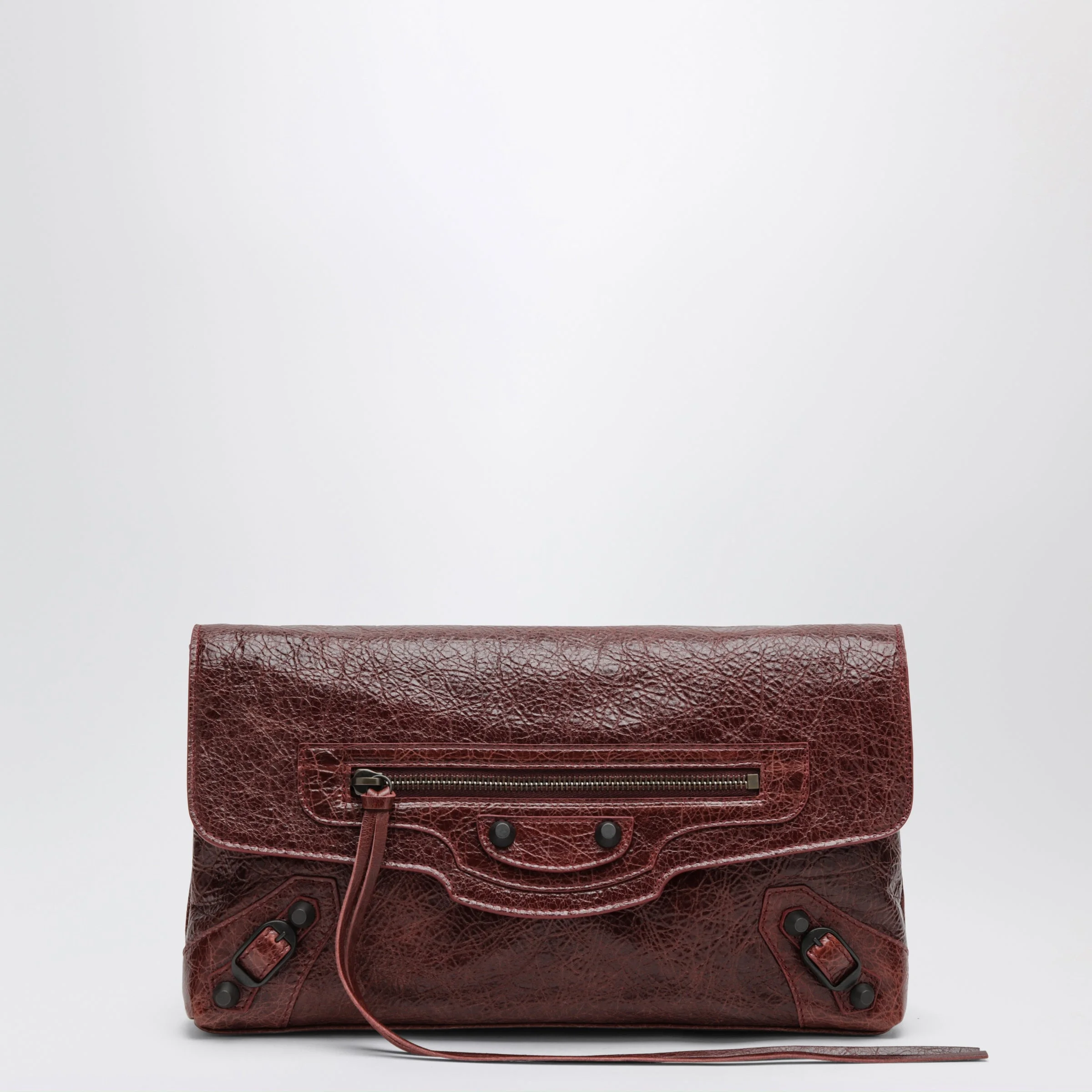 Le City pouch in Merlot leather - 1