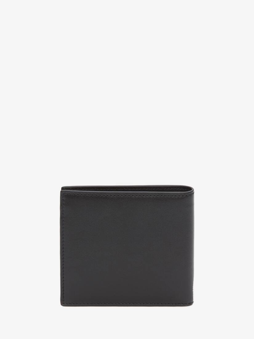 Men's McQueen Graffiti Billfold Wallet in Black/white - 3