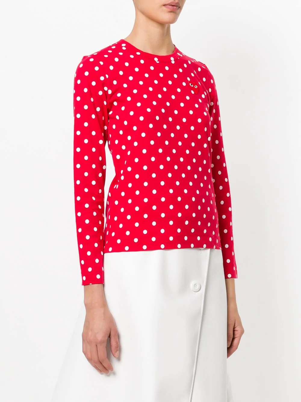 polka dot heart logo T-shirt - 3