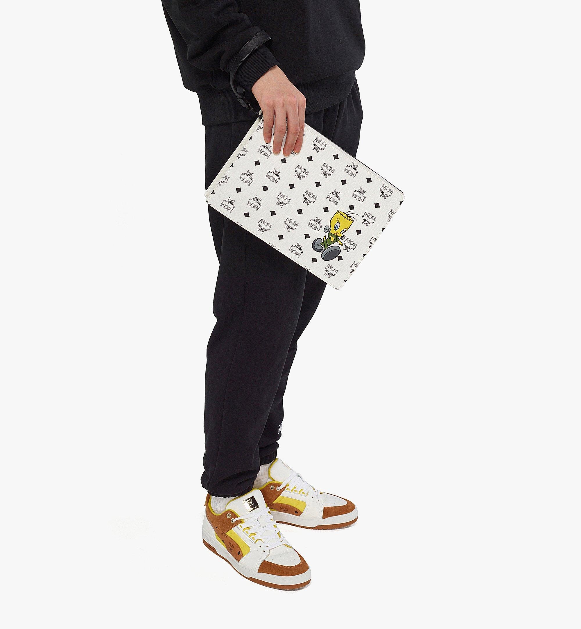 Looney Tunes x MCM  Wristlet Zip Pouch in Visetos - 5