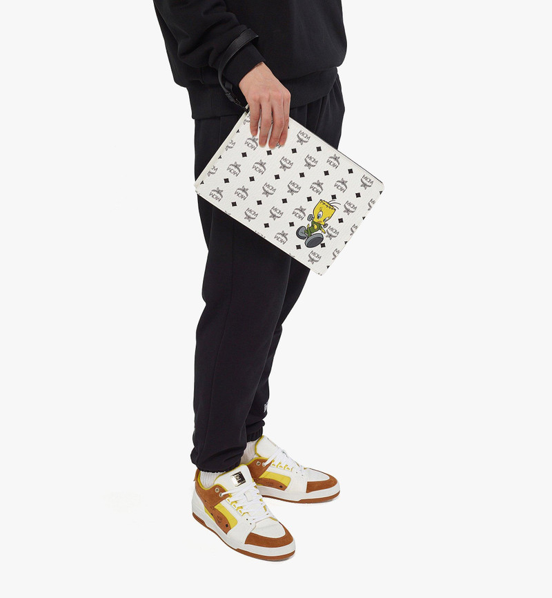 Looney Tunes x MCM  Wristlet Zip Pouch in Visetos 5