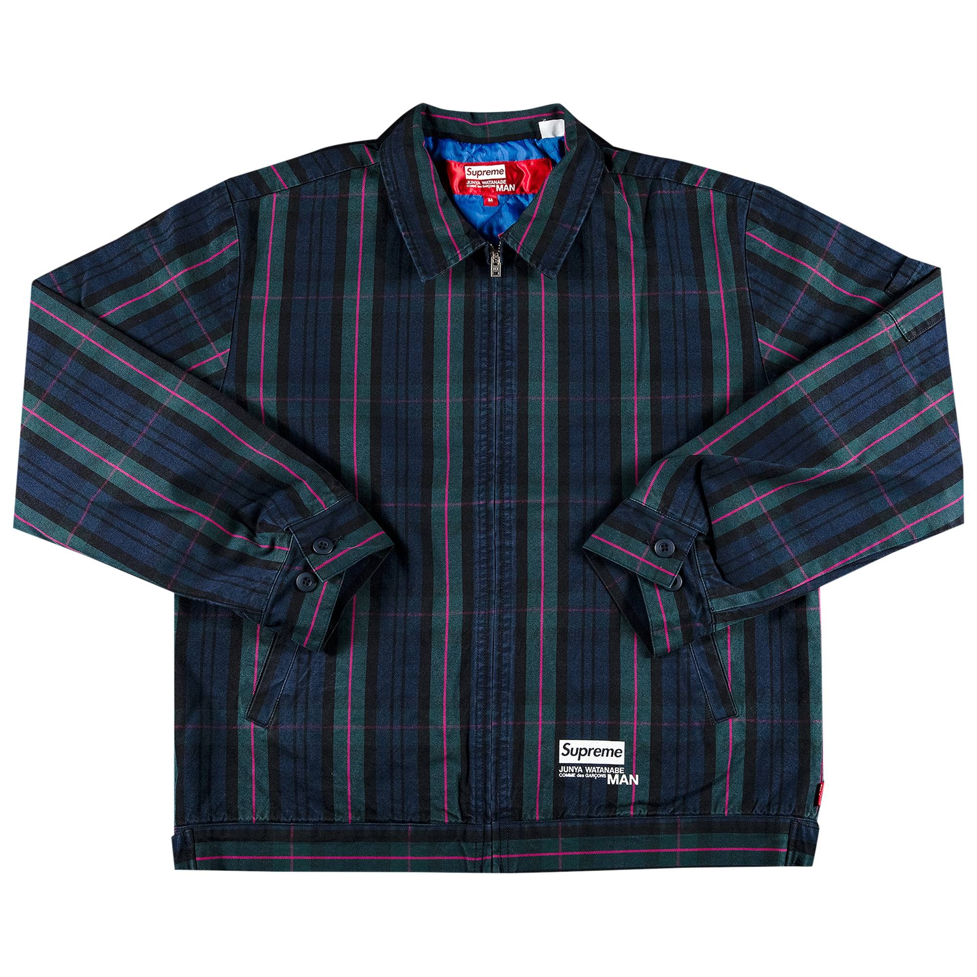 Supreme x Junya Watanabe x Comme des Garçons MAN Printed Work Jacket 'Navy Plaid' - 1