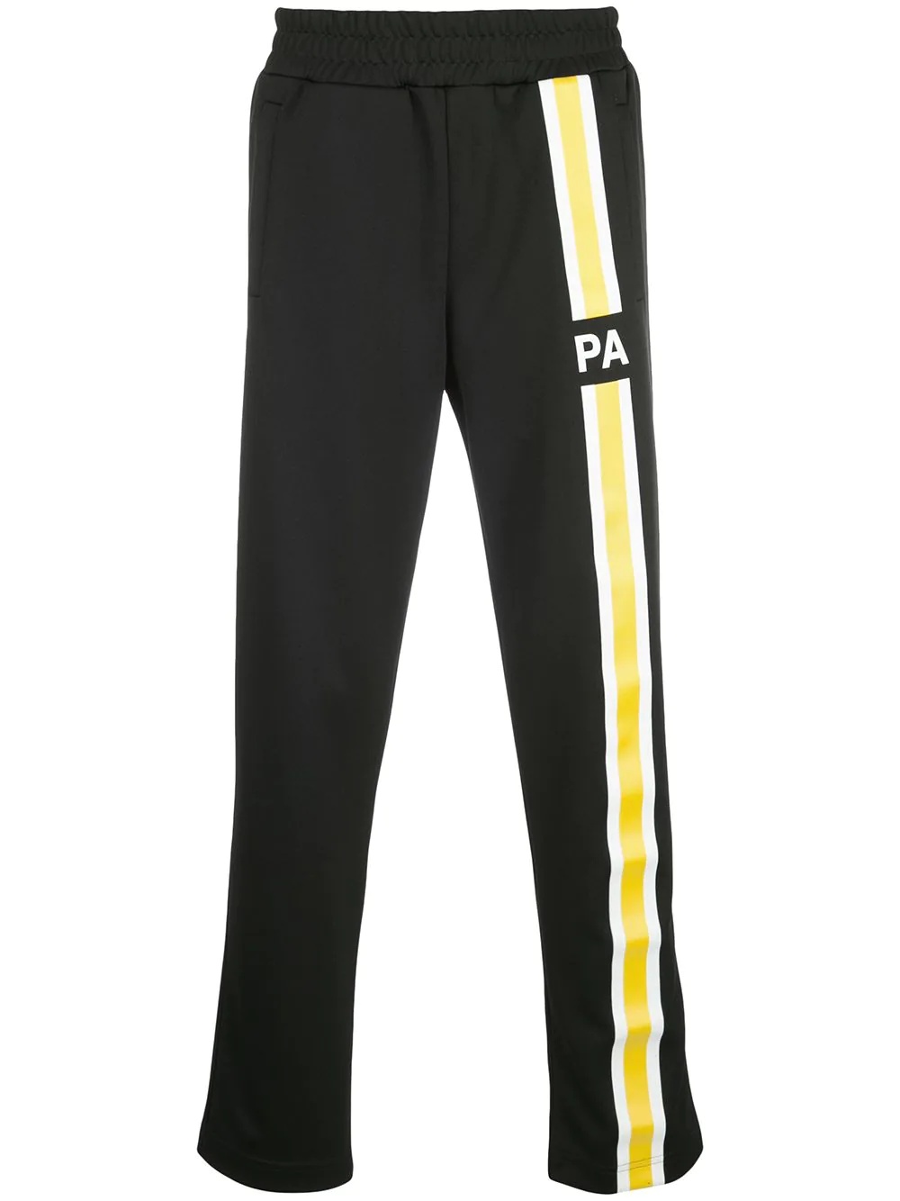 striped logo track trousers - 1