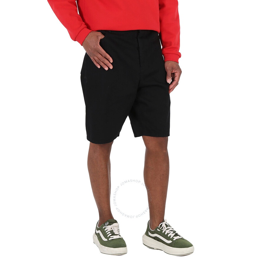Kenzo Rinse Black Denim Himawari Bermuda Denim Shorts - 4
