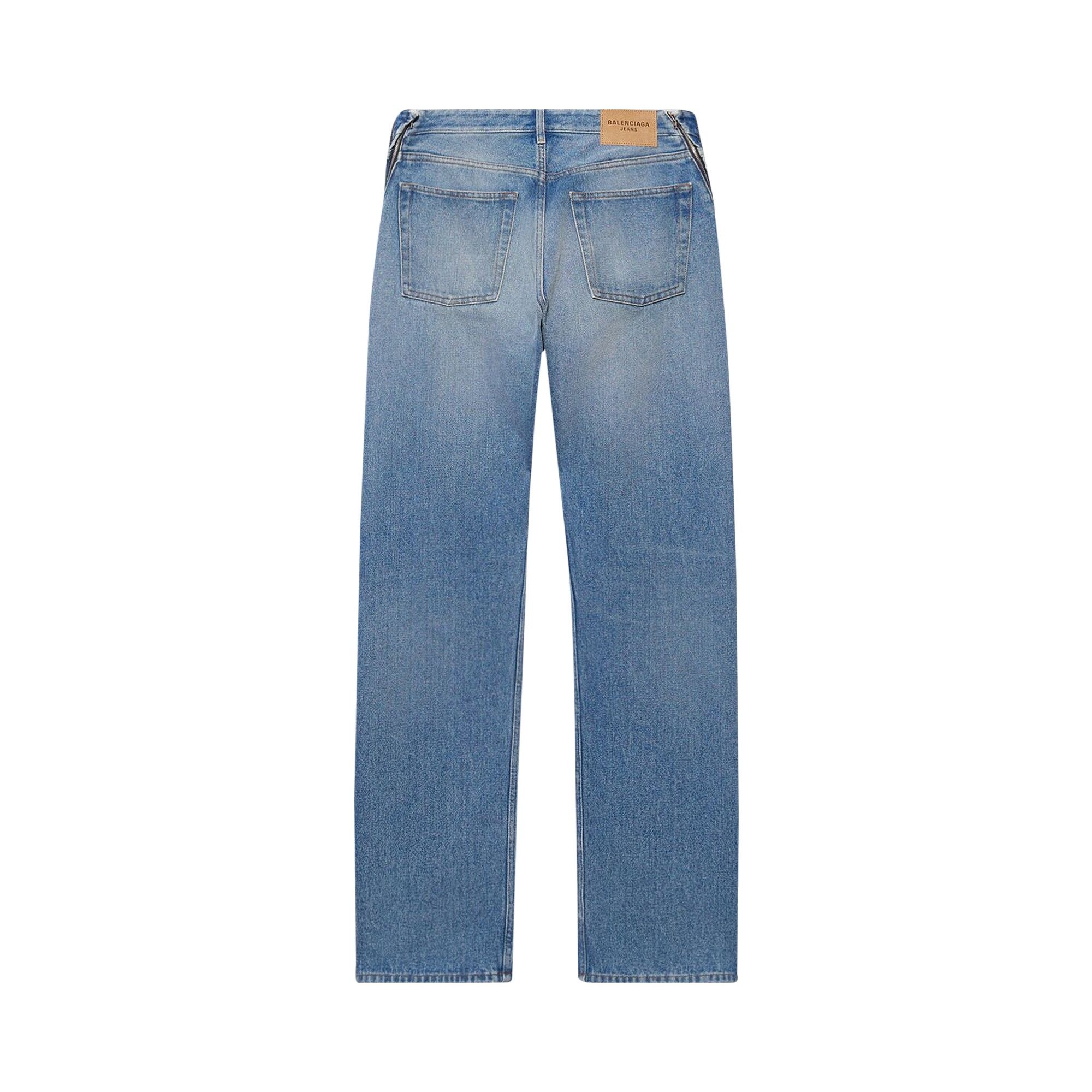 Balenciaga Oversized Cargo Jeans 'Medium Vintage Indigo' - 2