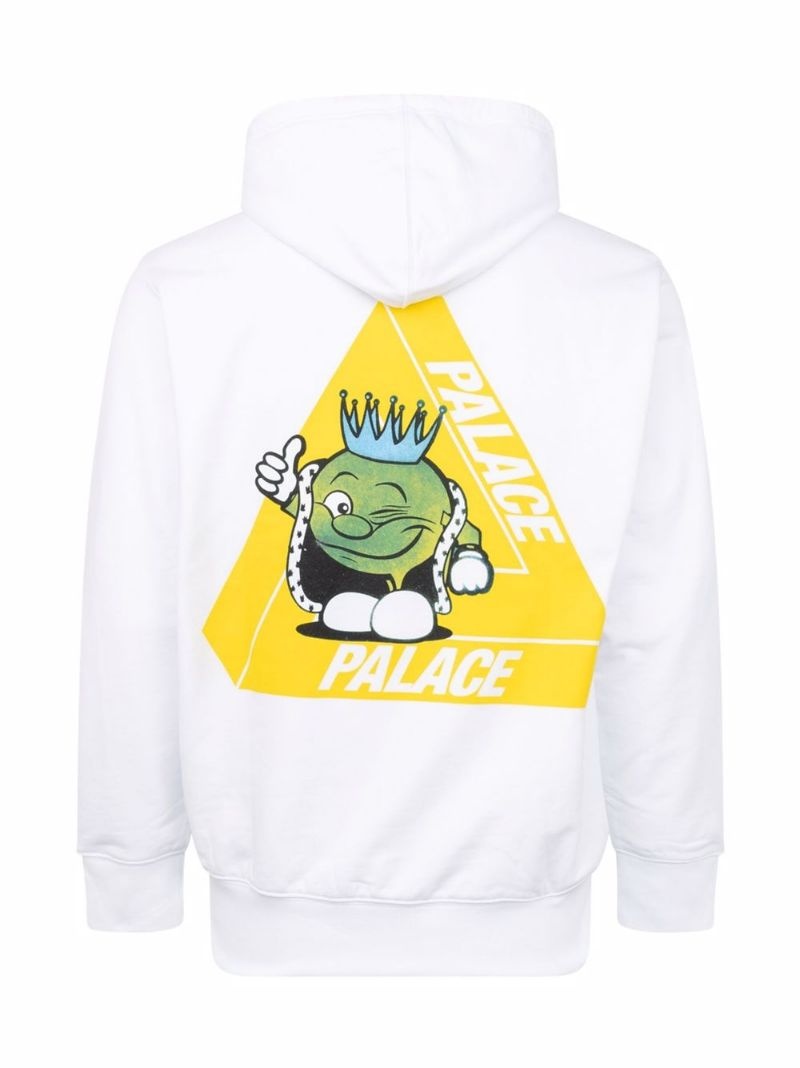 Tri-Smiler print hoodie - 2