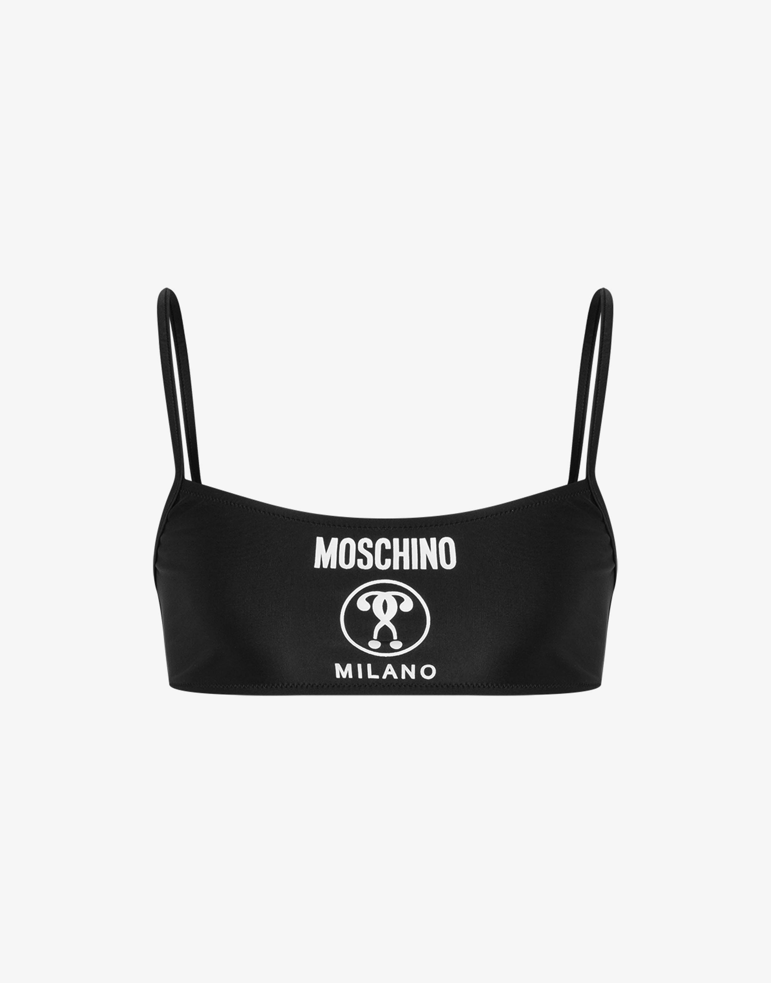 DOUBLE QUESTION MARK BIKINI TOP - 1