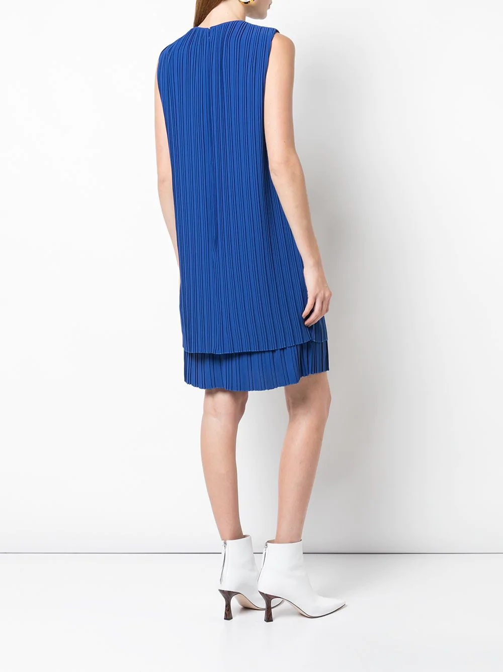 pleated shift dress - 4