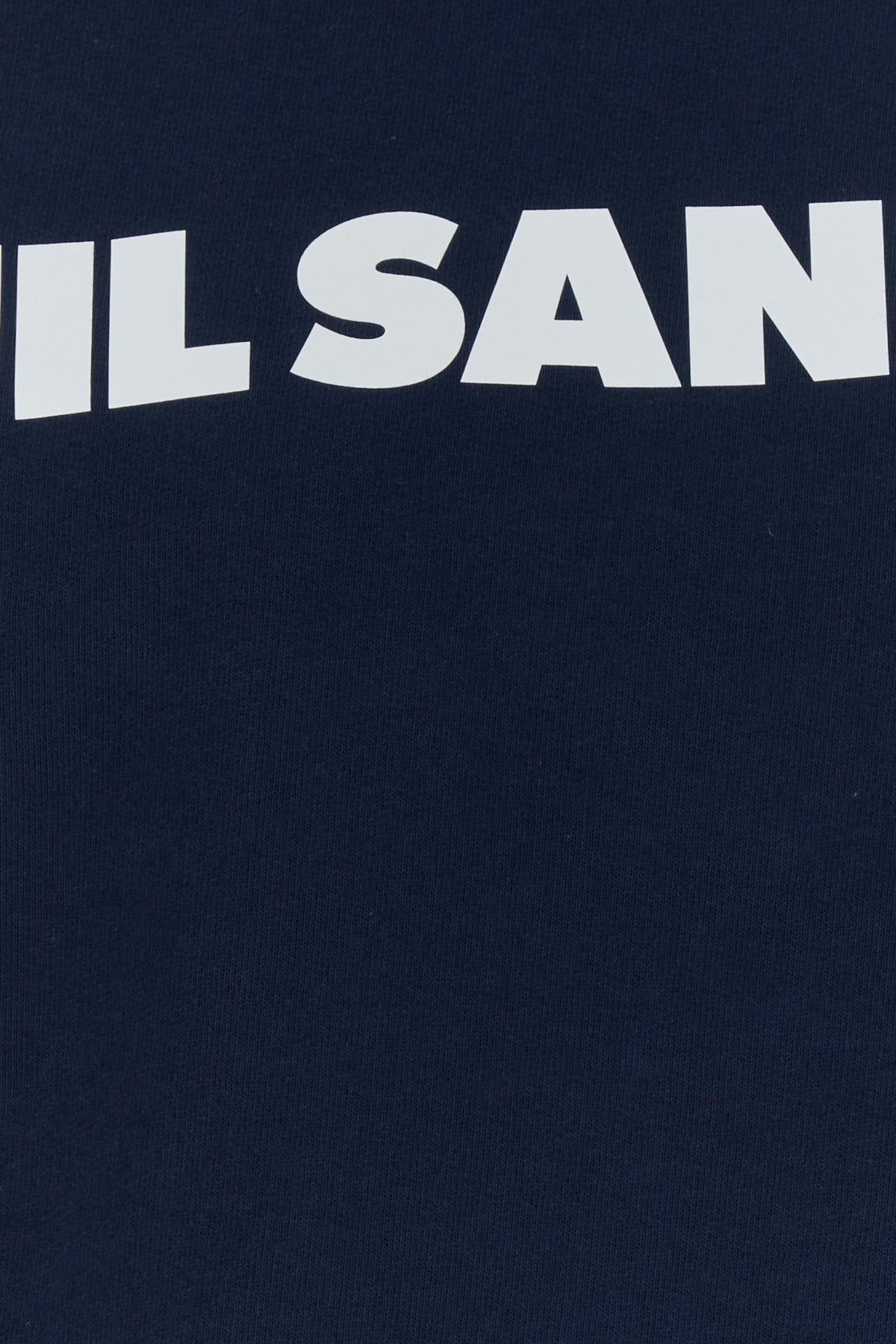 Navy blue cotton sweatshirt - 3