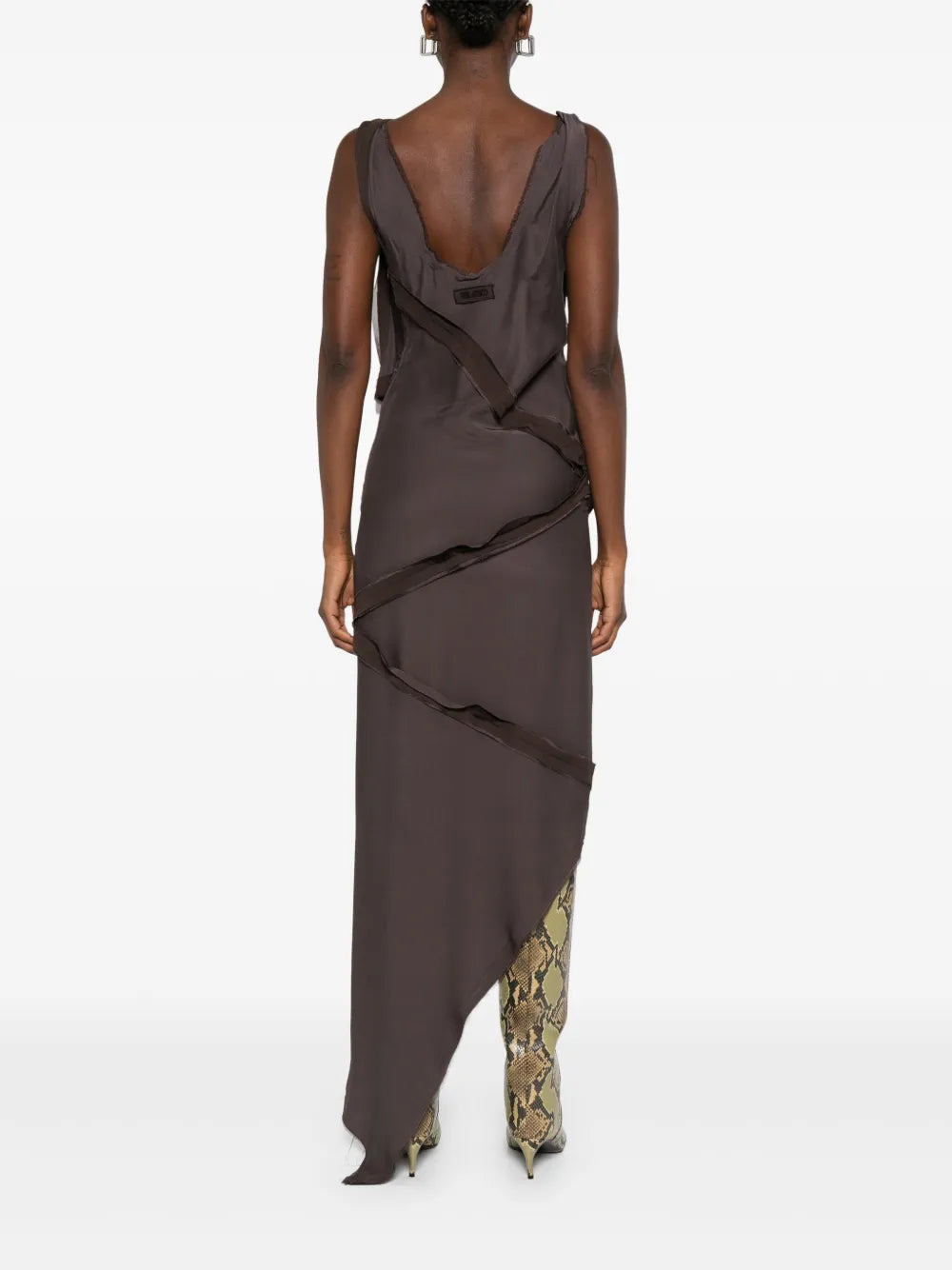 Midi Dress With Twisted Detail - 4