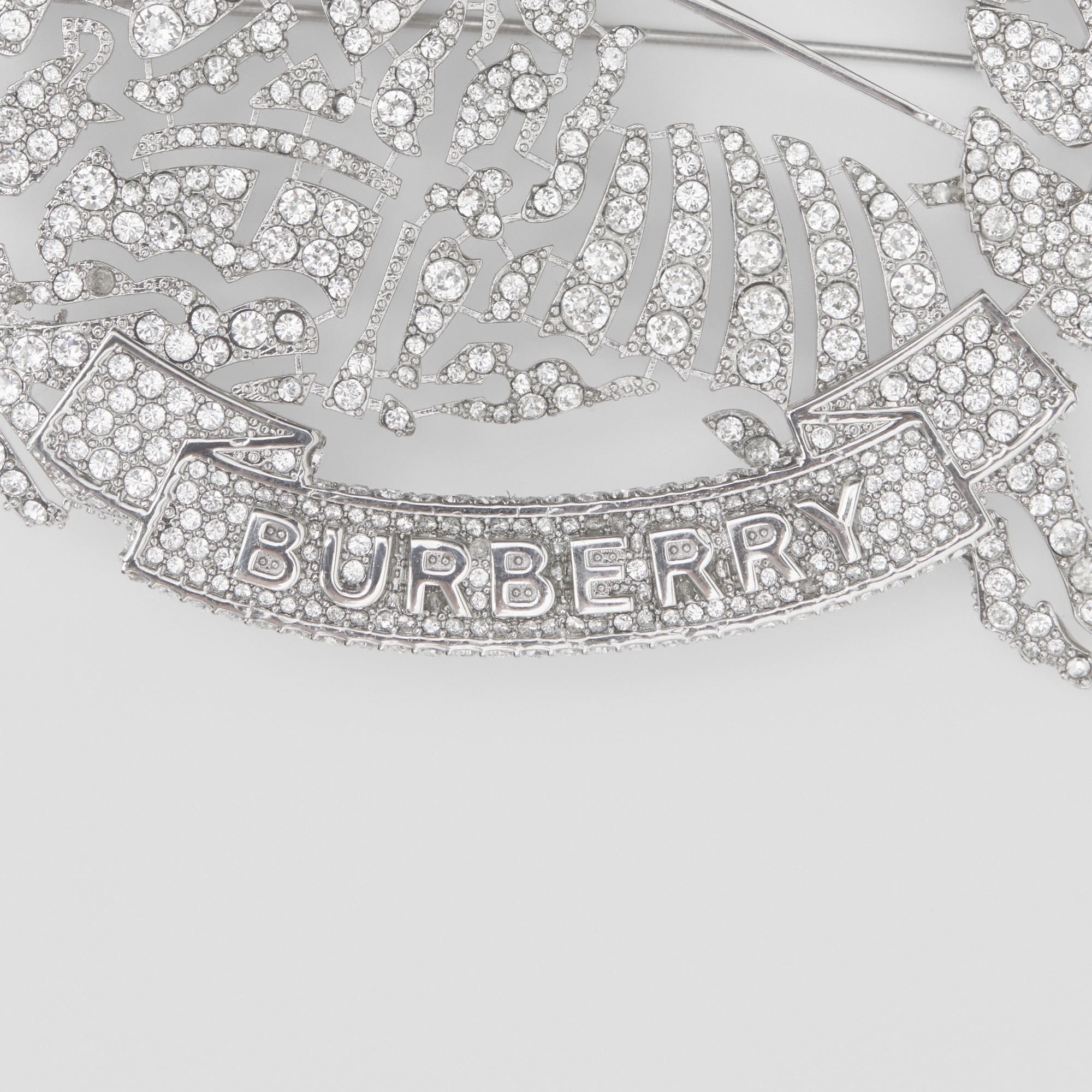 Crystal EKD Palladium-plated Brooch - 2