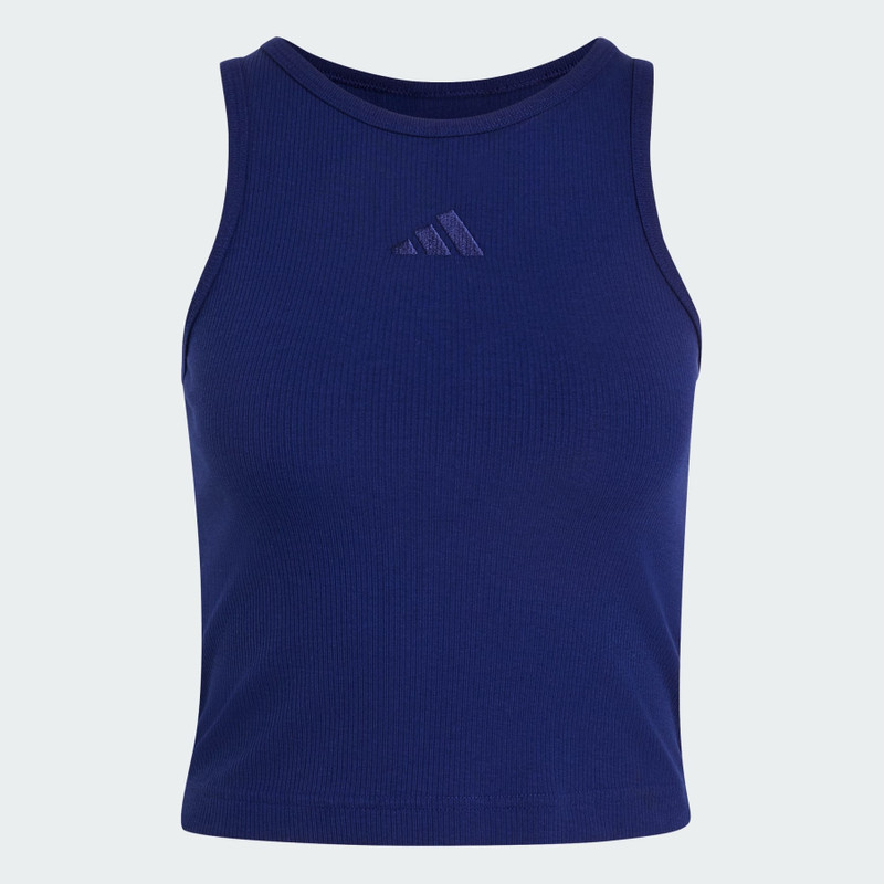 ADIDAS KIT SMALL LOGO RIB TANK Top 1