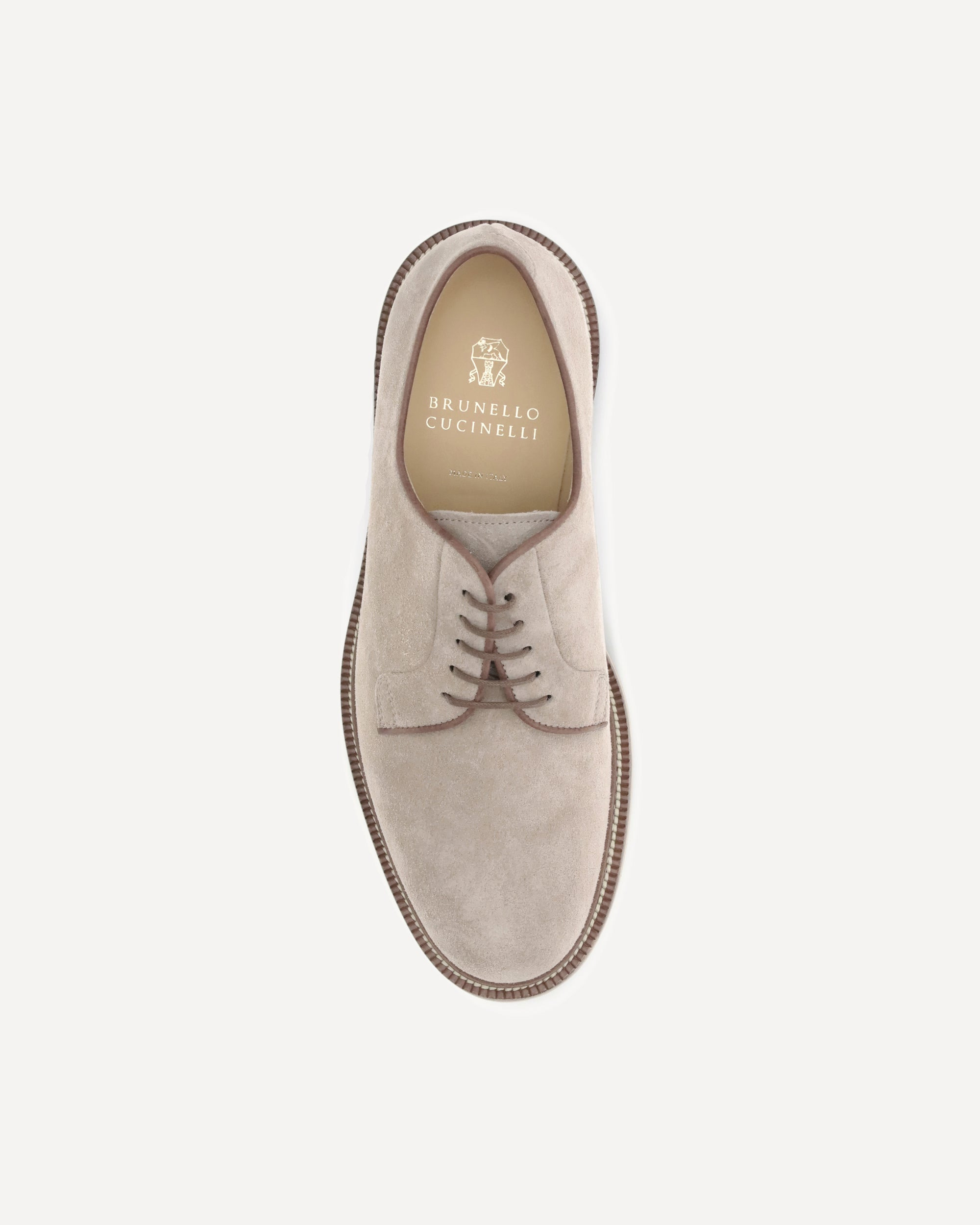 Suede Derby lace-up Shoes - 4