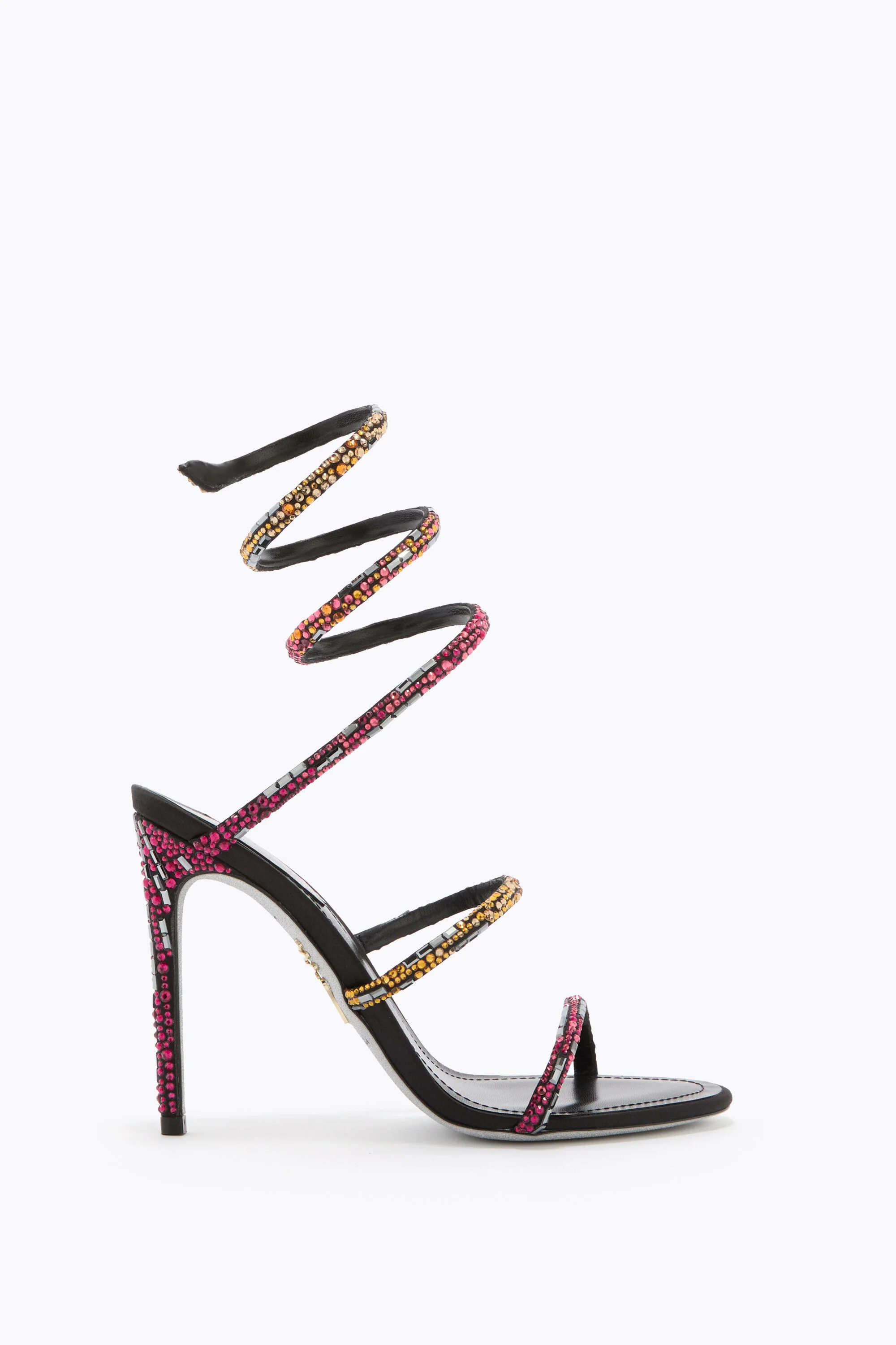 CLEO BLACK SANDAL WITH SWAROVSKI CRYSTALS 105 - 1