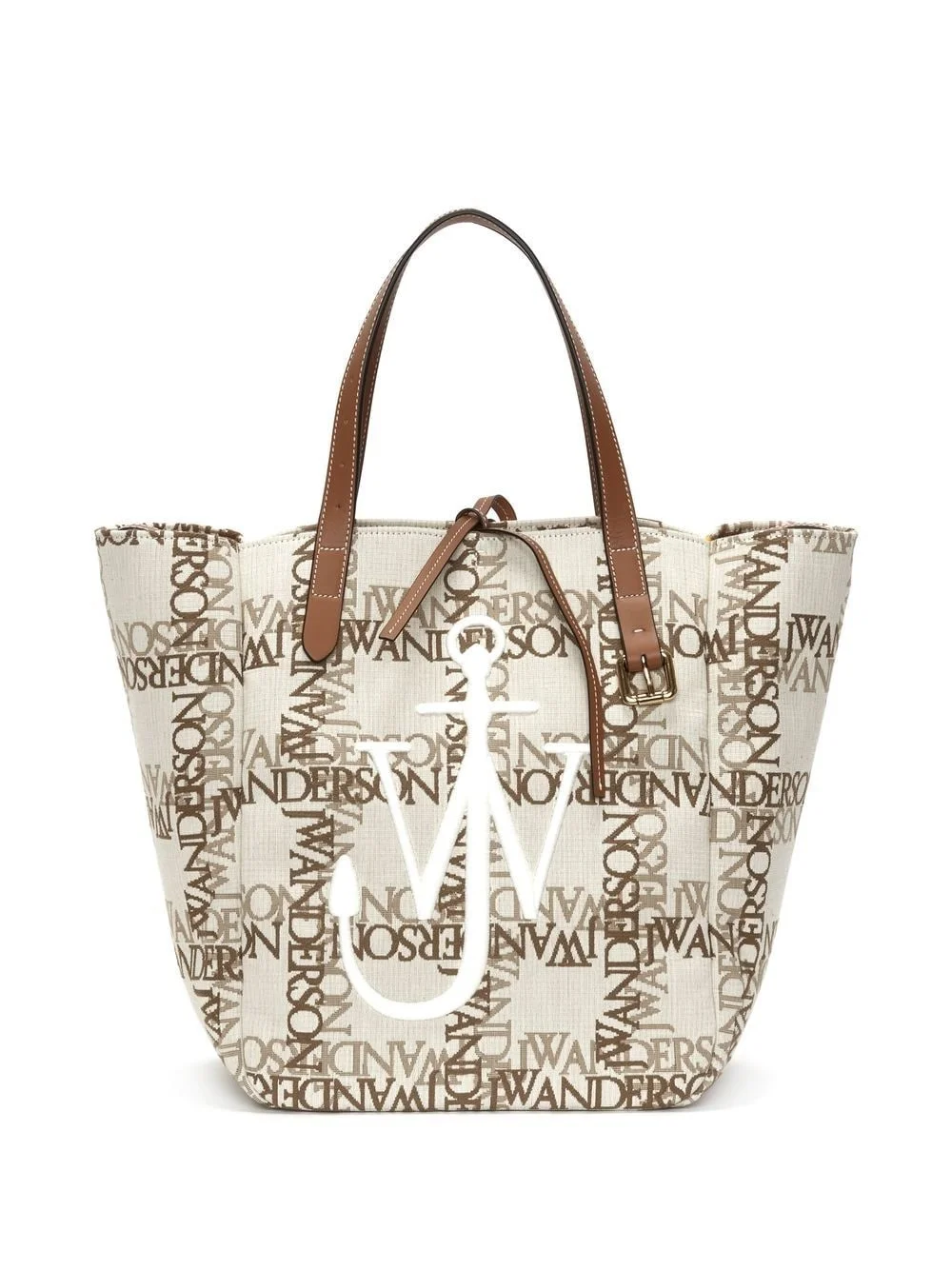 Cabas logo-grid tote bag - 1