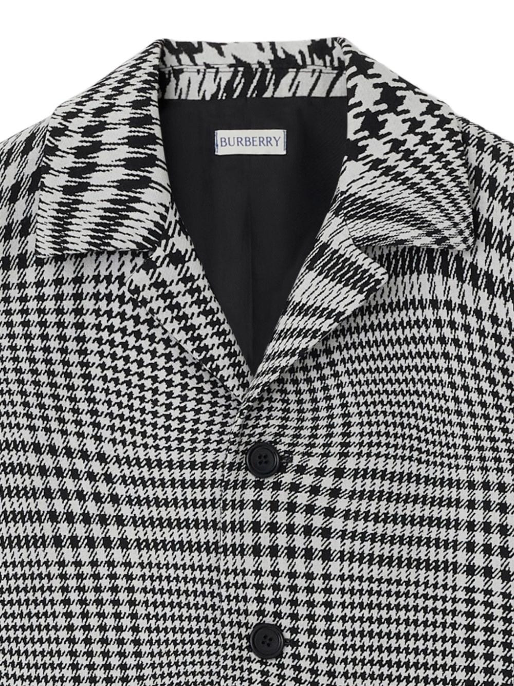 Warped Houndstooth wool blazer - 3