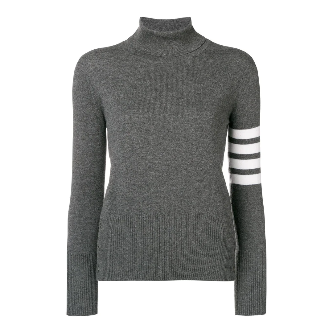 Cashmere Turtle Neck Sweatshirt Women - 1