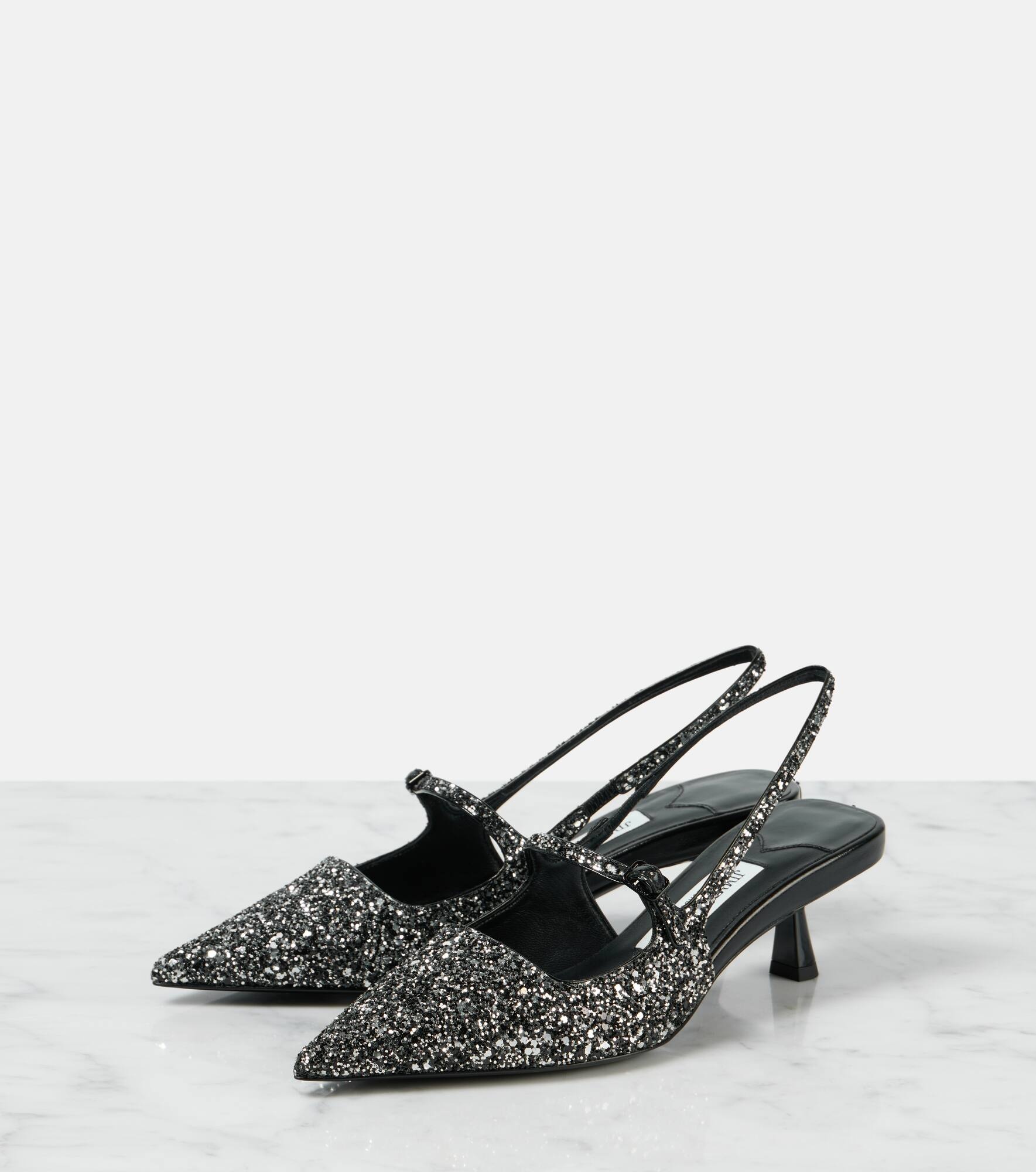 Didi 45 sequined slingback pumps - 4