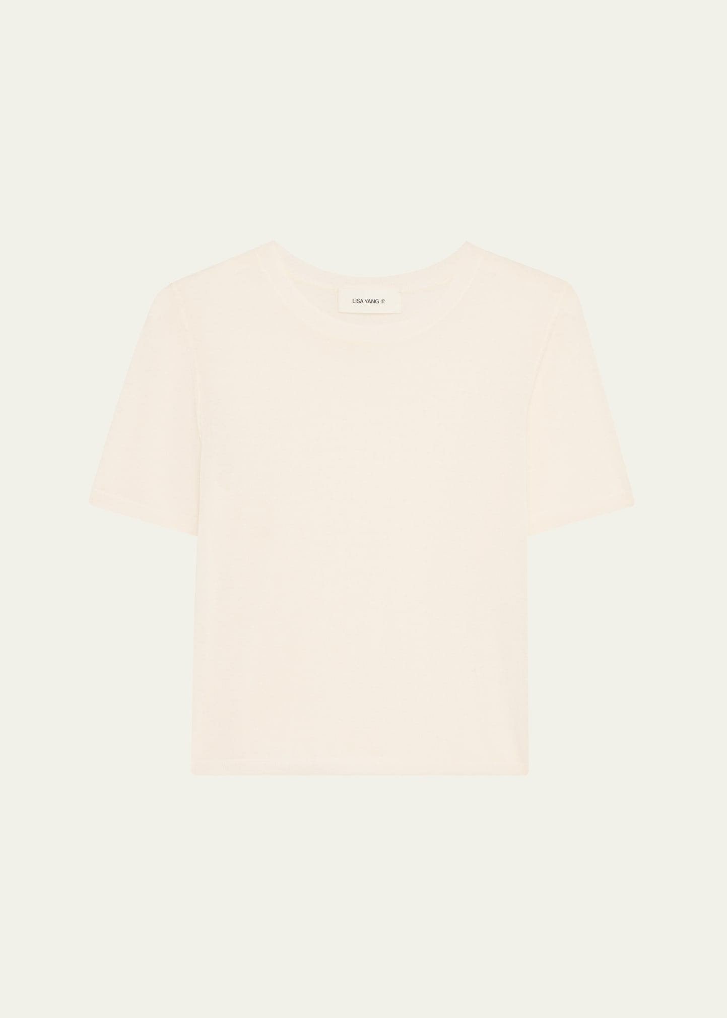 Delila Cashmere Crewneck T-Shirt - 1