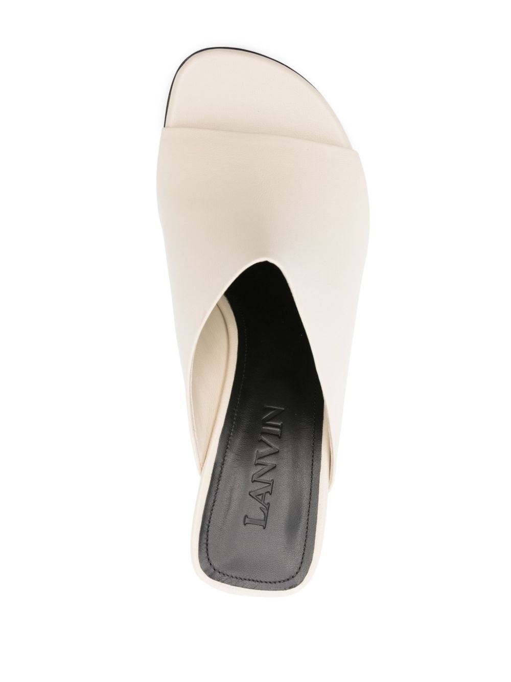 Sequence 75mm leather mules - 4