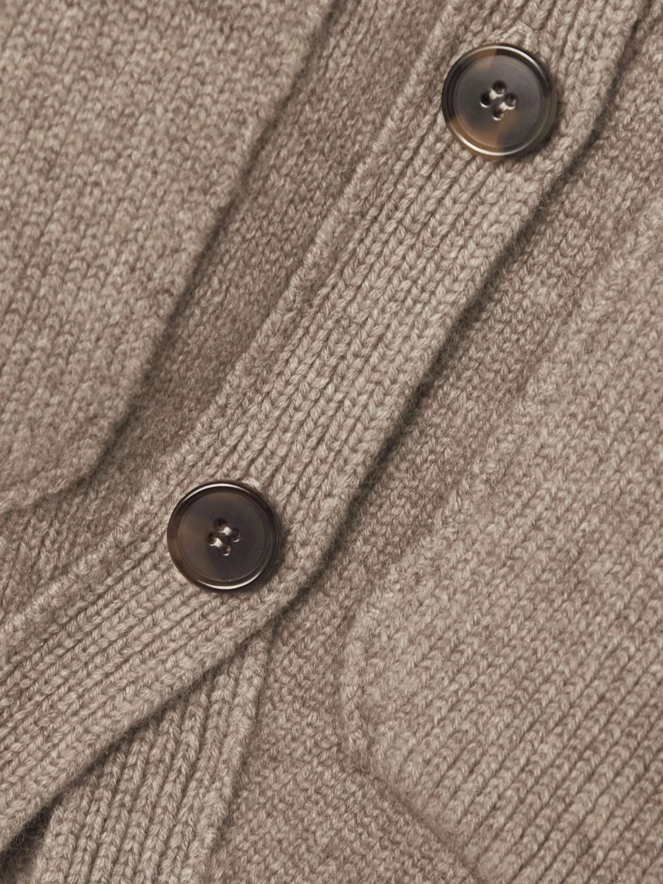 Scarlet cashmere cardigan Brown - 4