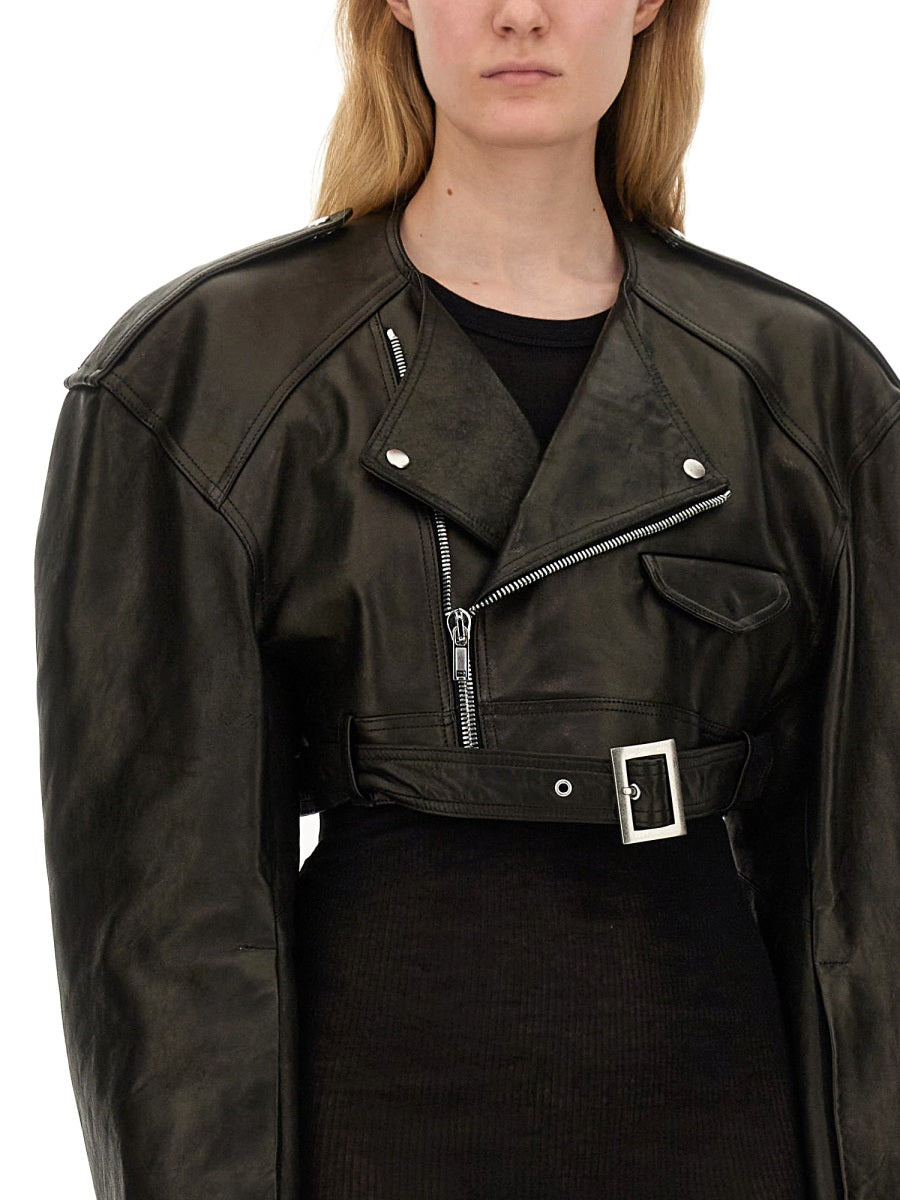 Rick Owens Women Biker Jacket - 4