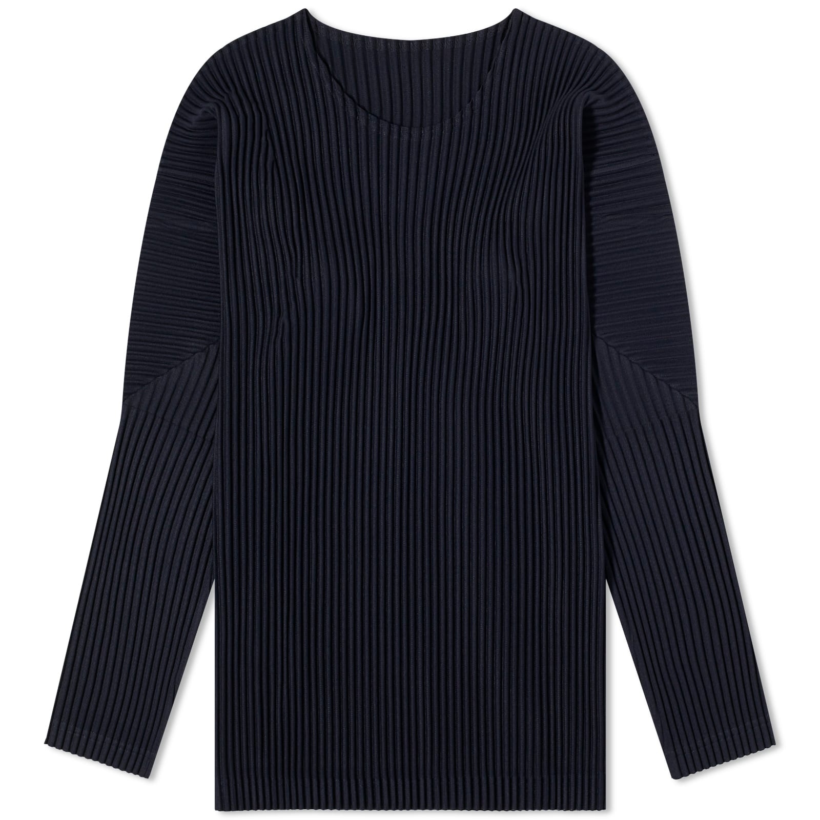 Homme Plissé Issey Miyake Pleated Long Sleeve T-Shirt - 1