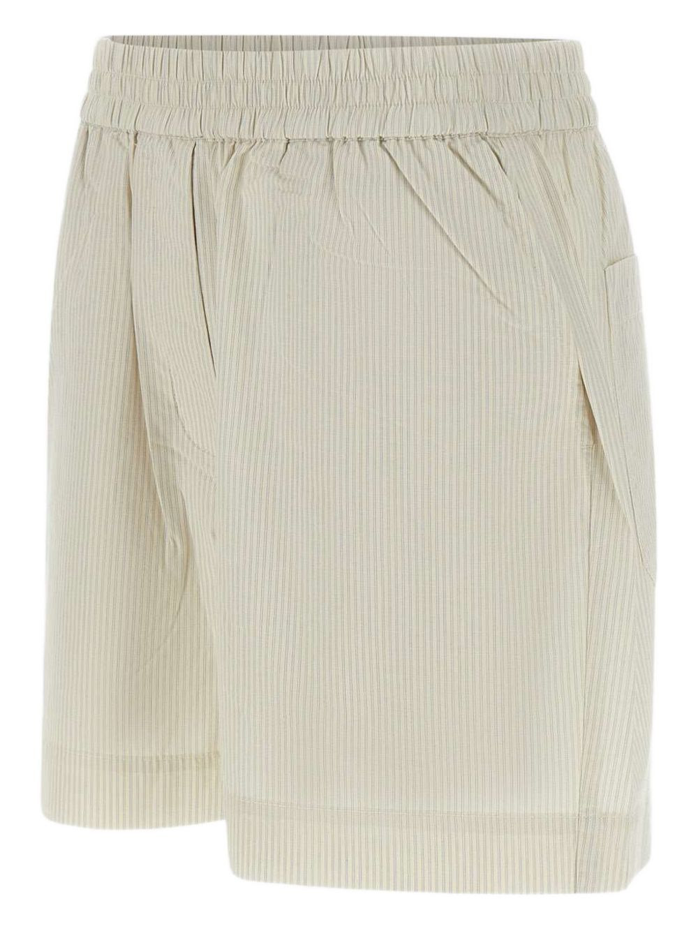 striped cotton shorts - 3