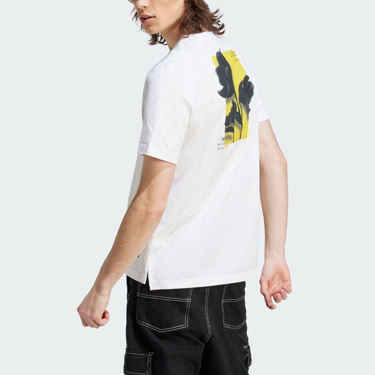 adidas Sportswear City Escape Split-Hem T-Shirt 'White' II3478 - 4