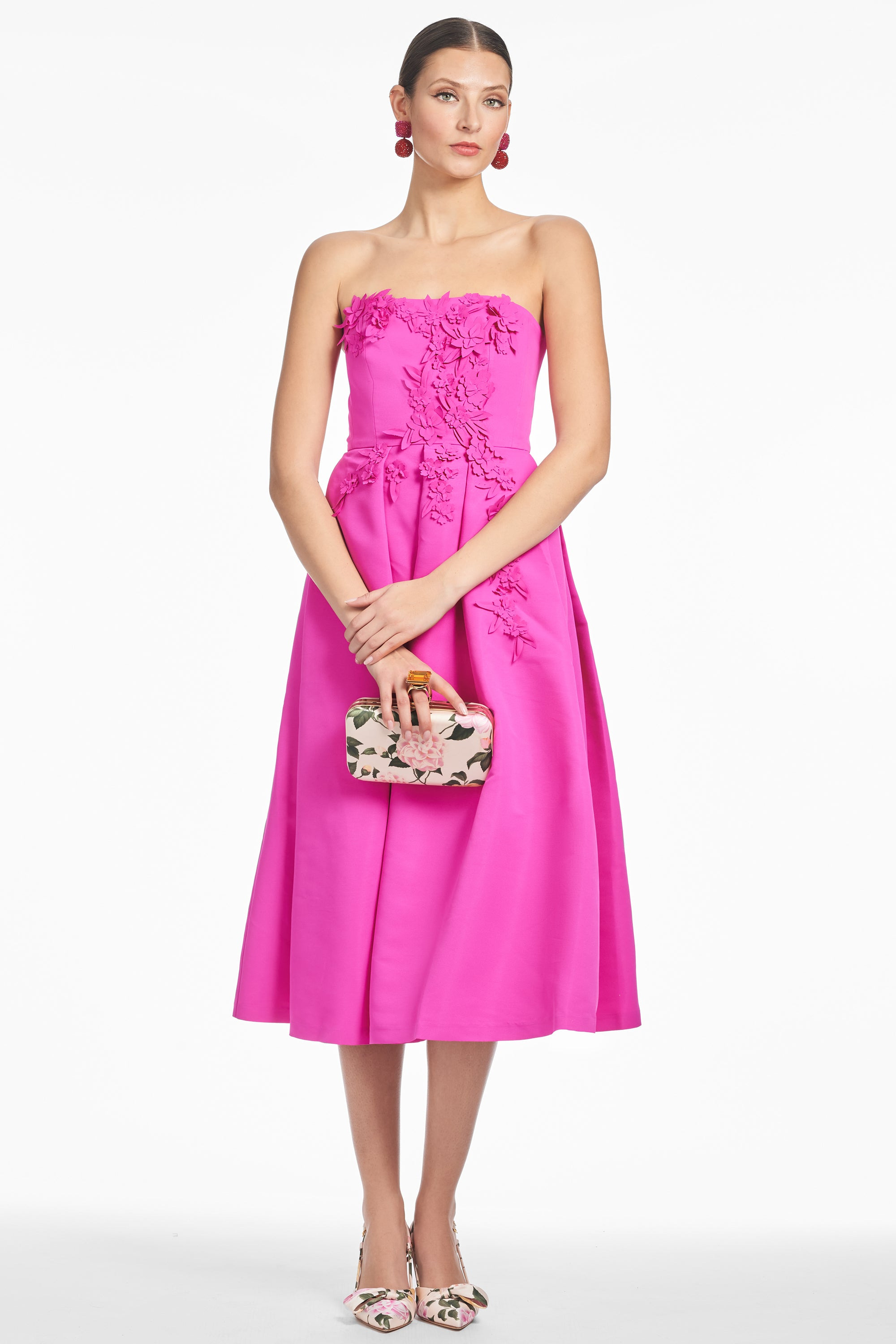 EVIE DRESS - CERISE - 4