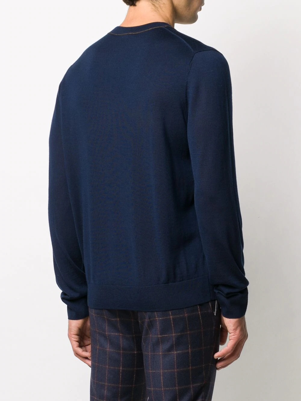 plain long-sleeve jumper - 4