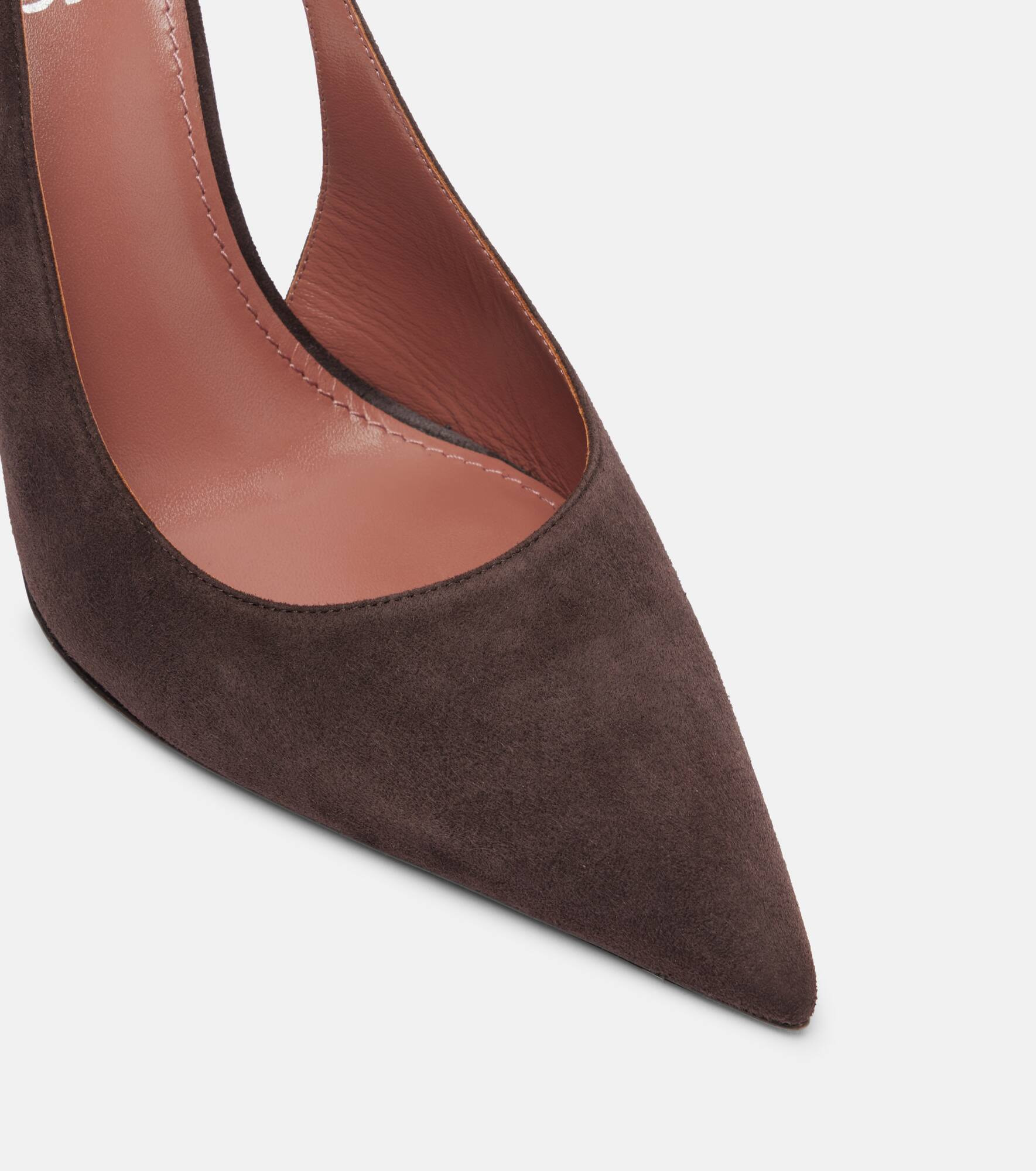 Lidia 105 suede slingback pumps - 5